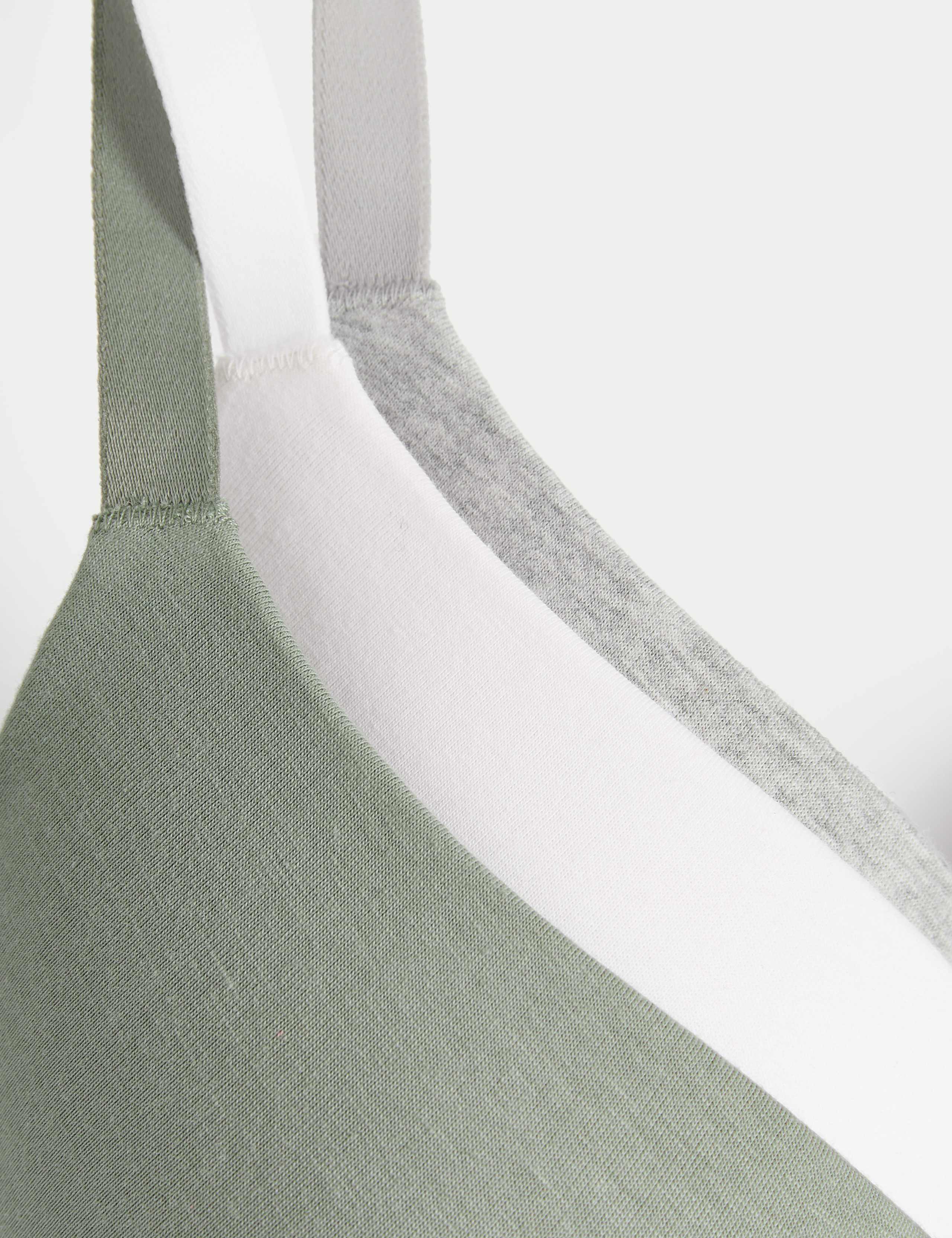 3pk Wired Full Cup T-Shirt Bras A-E 5 of 6