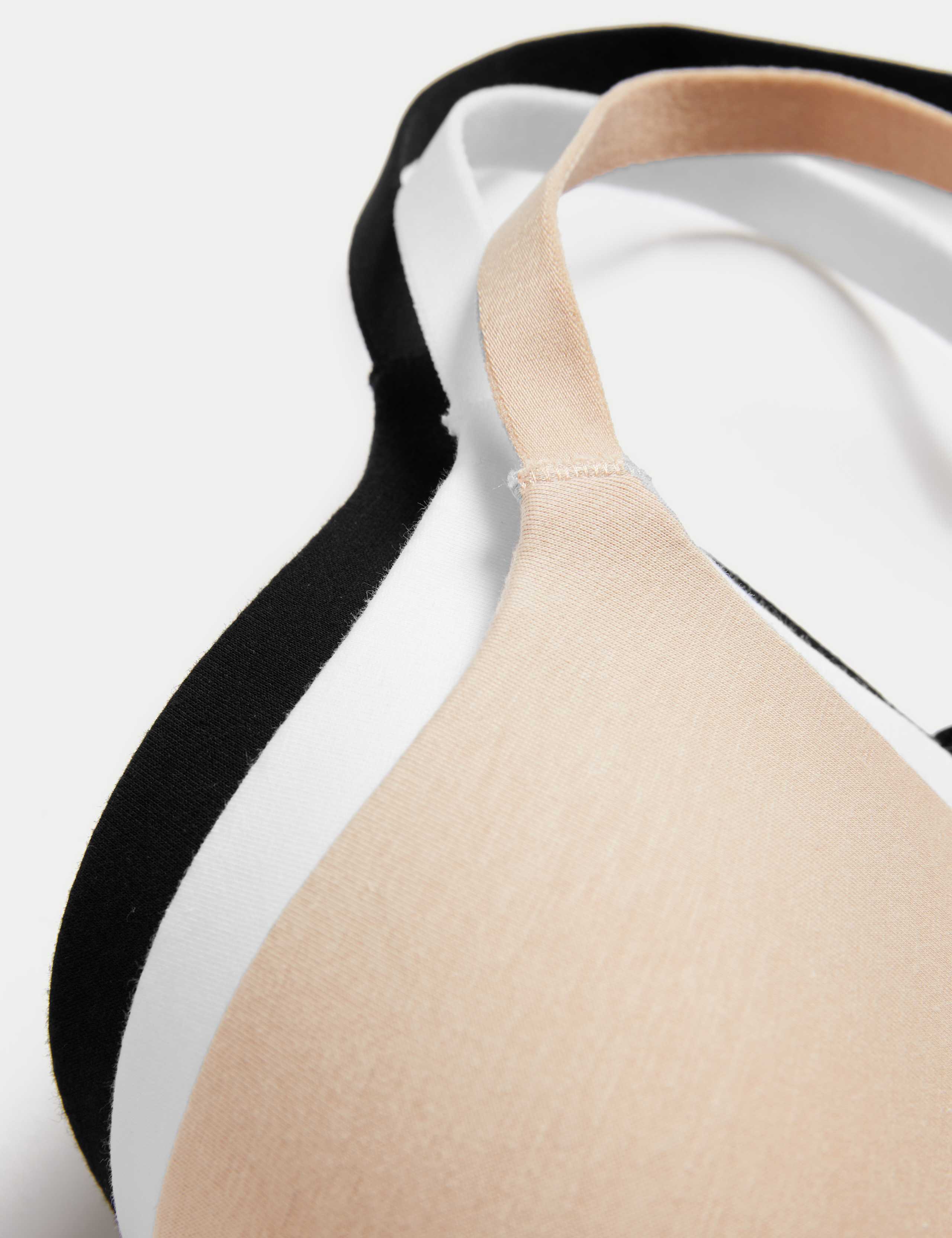 3pk Wired Full Cup T-Shirt Bras A-E 7 of 8