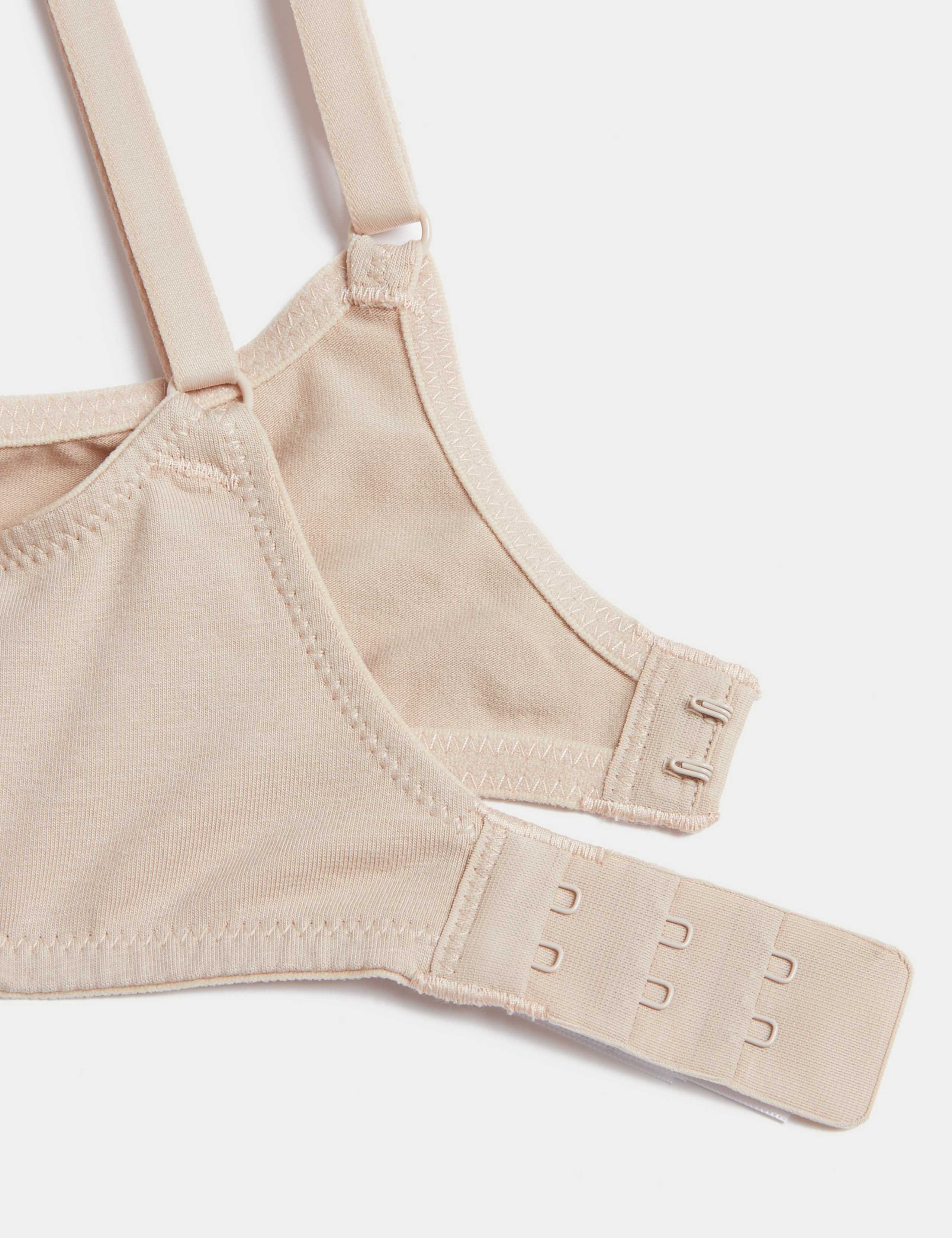 3pk Cotton Rich Wired Balcony Bras A-E 9 of 9