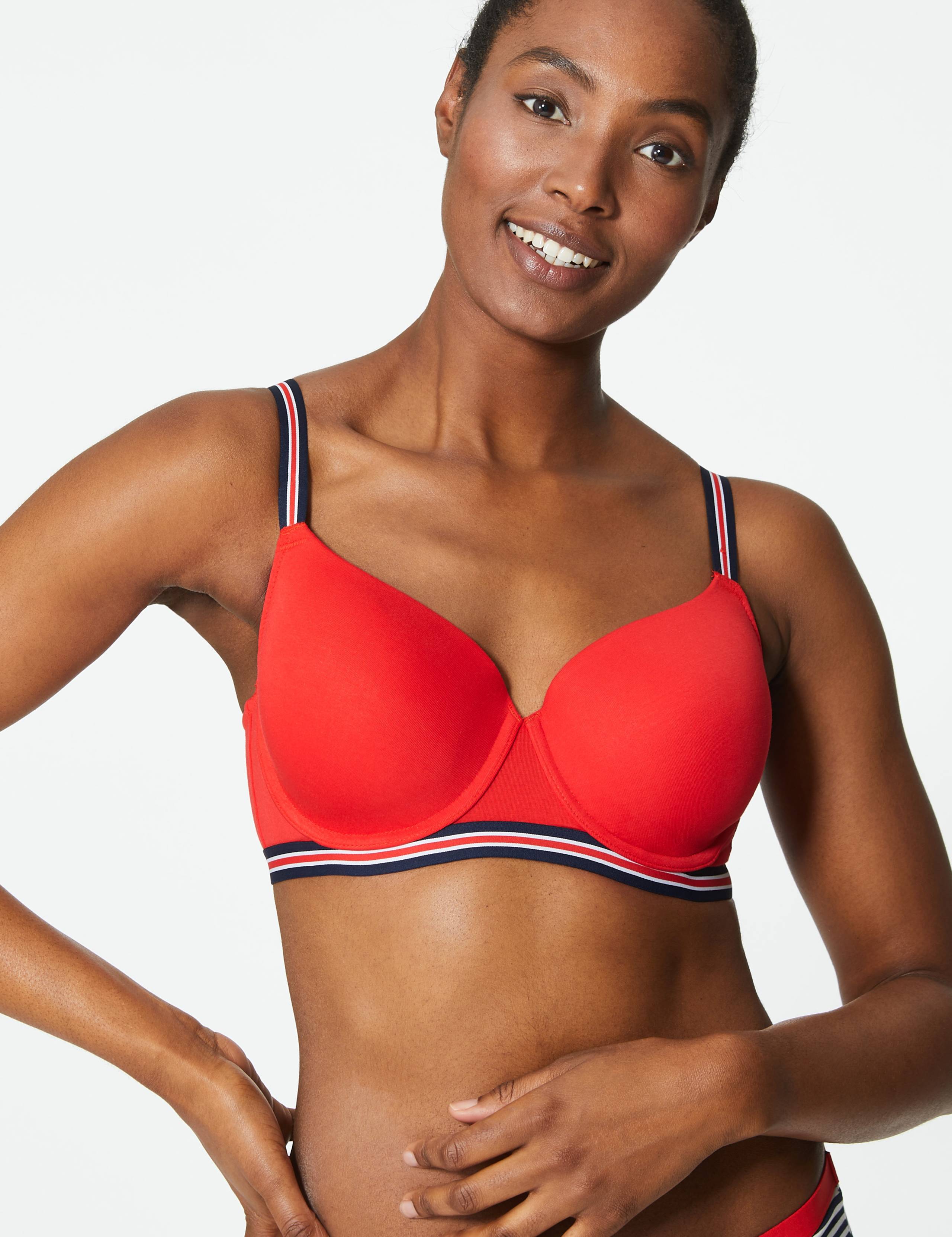 2 Pack Cotton Rich Underwired Full Cup Bra A-E 2 of 5