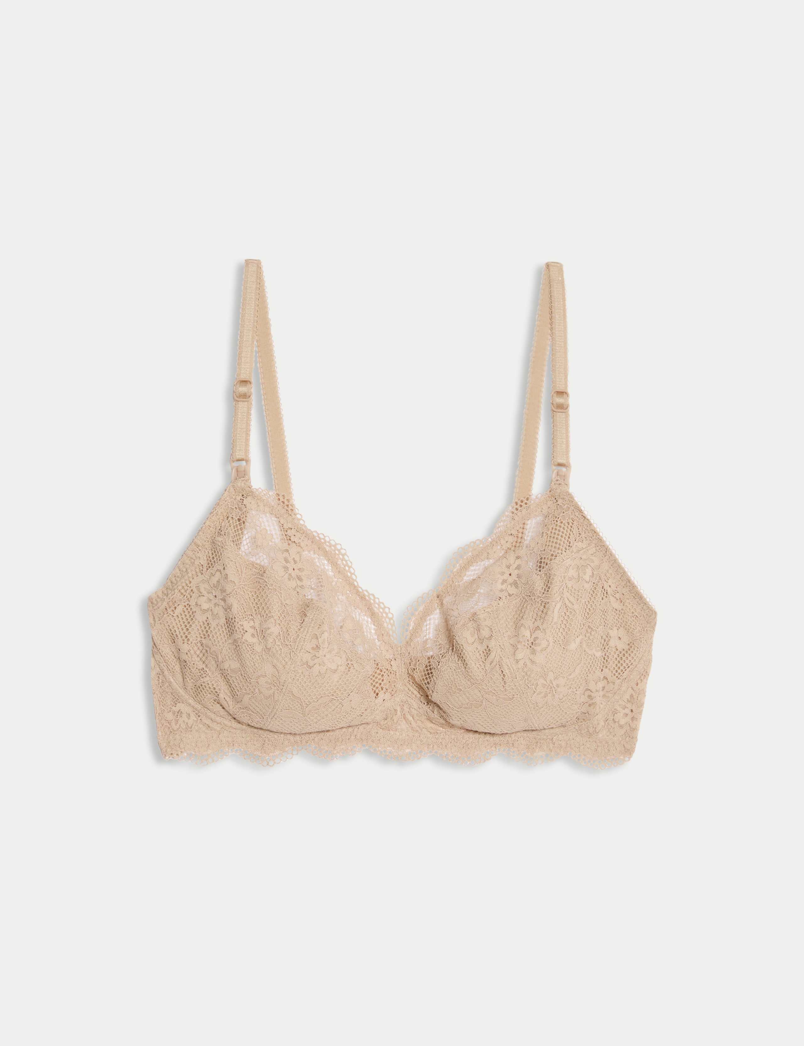 Jasmine Lace Non Wired Maternity Nursing Bra B-H 2 of 8