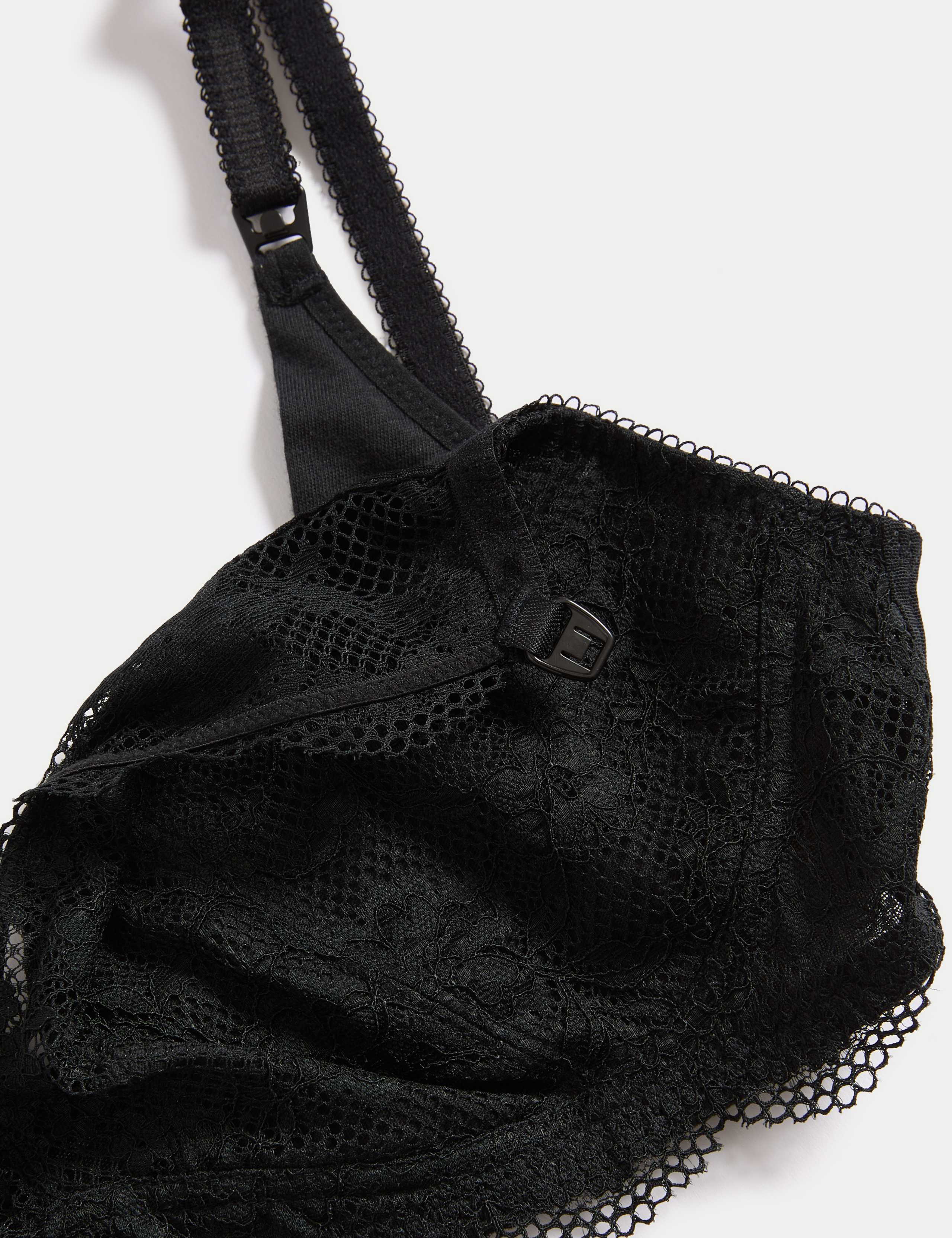 Jasmine Lace Non Wired Maternity Nursing Bra B-H 7 of 8