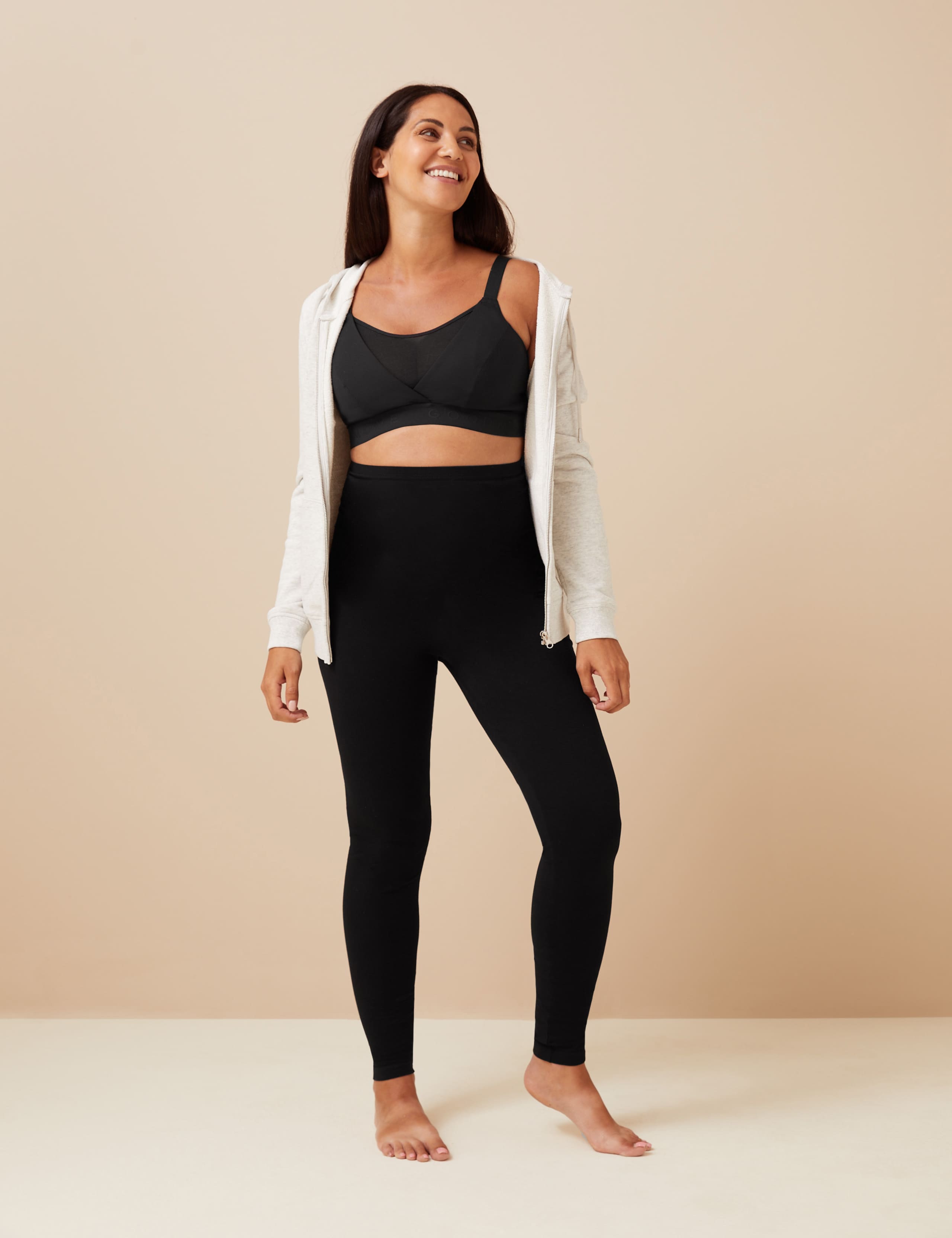 High Impact Non Wired Nursing Sports Bra B-E 1 of 8