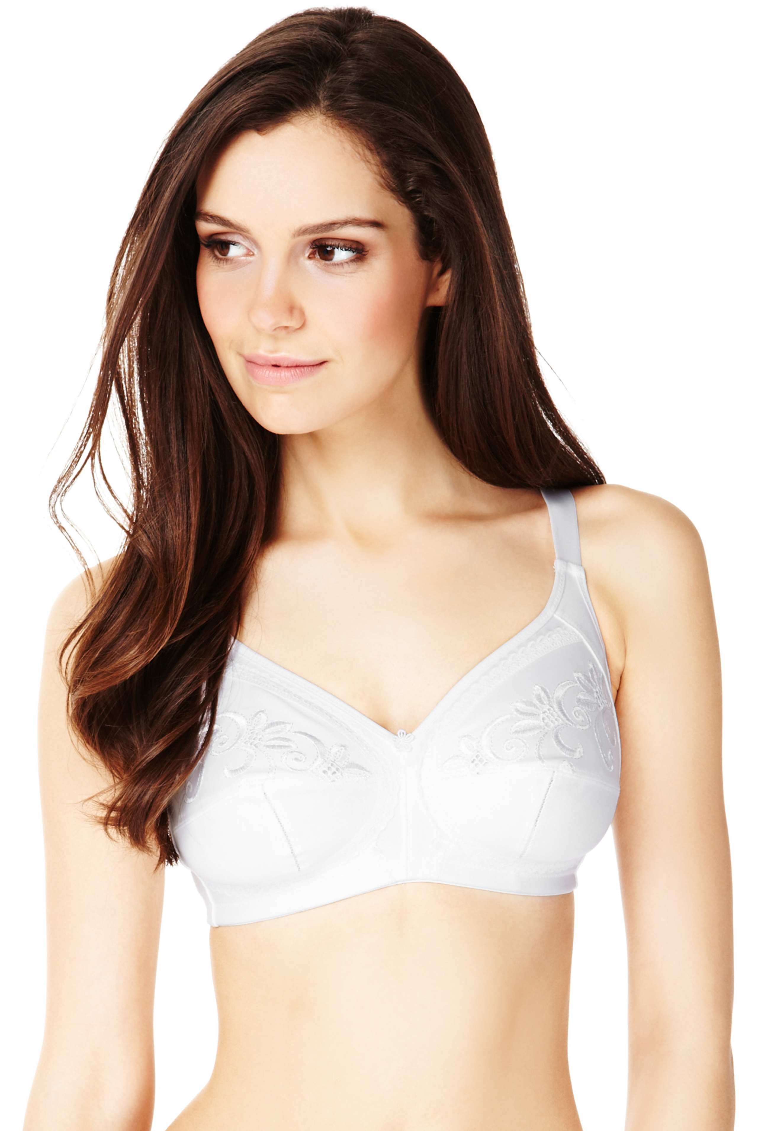 Post Surgery Lace Padded Non-Wired Bra 1 of 3