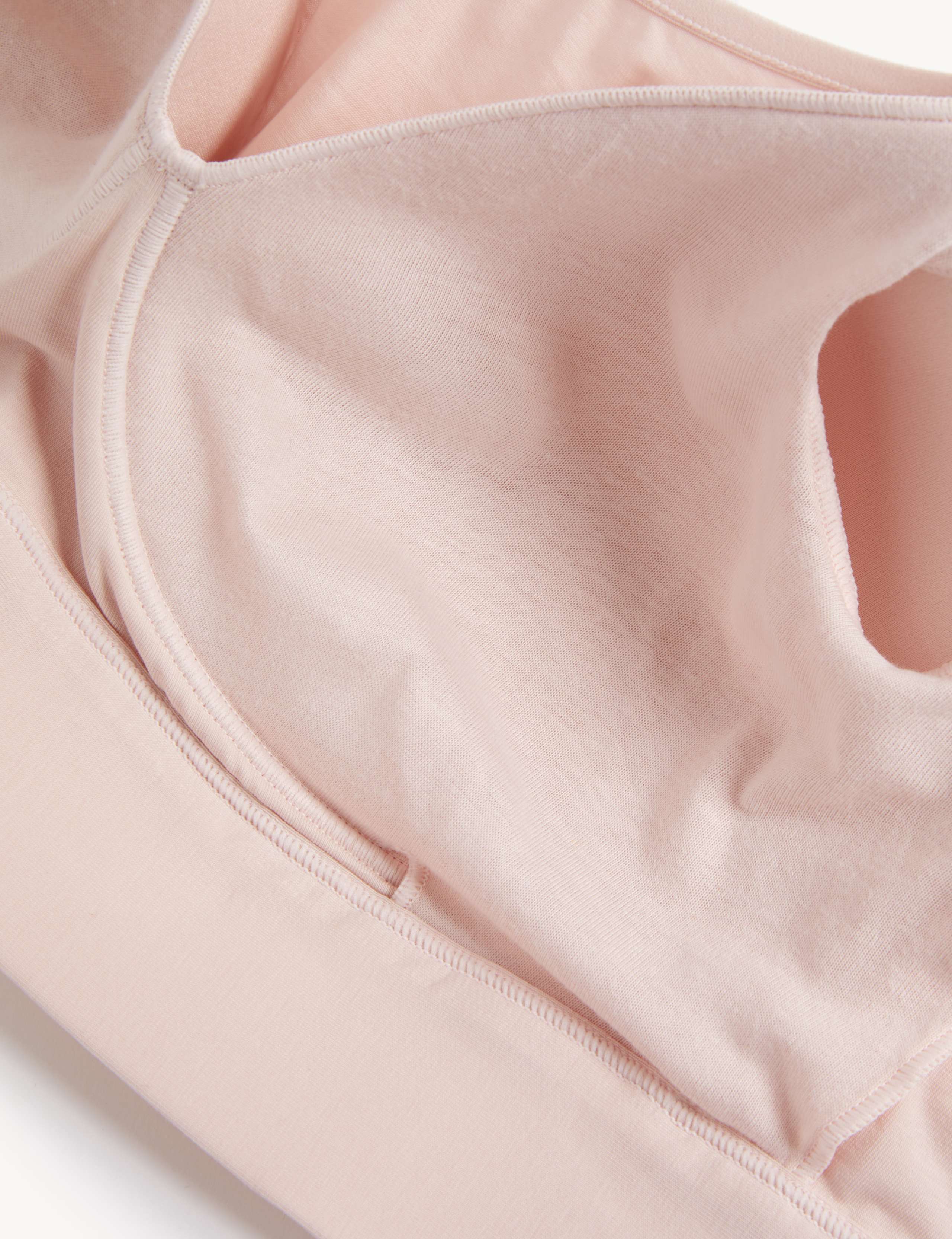 Cotton Non-Wired Post Surgery Cami Bra A-H 2 of 3