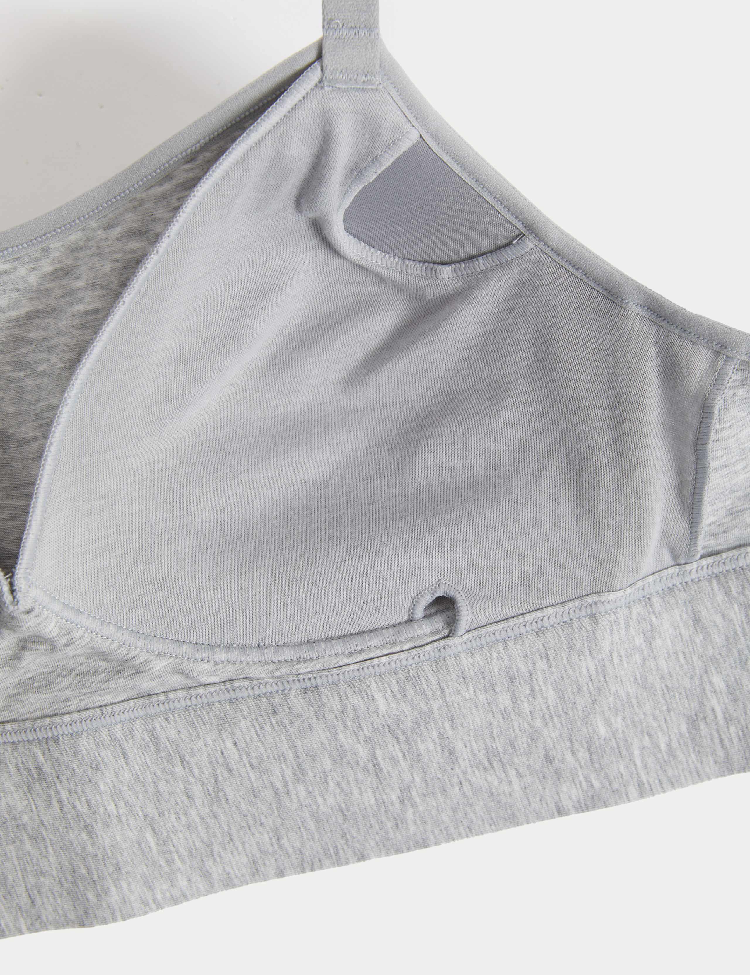 Cotton Non-Wired Post Surgery Cami Bra A-H 2 of 3