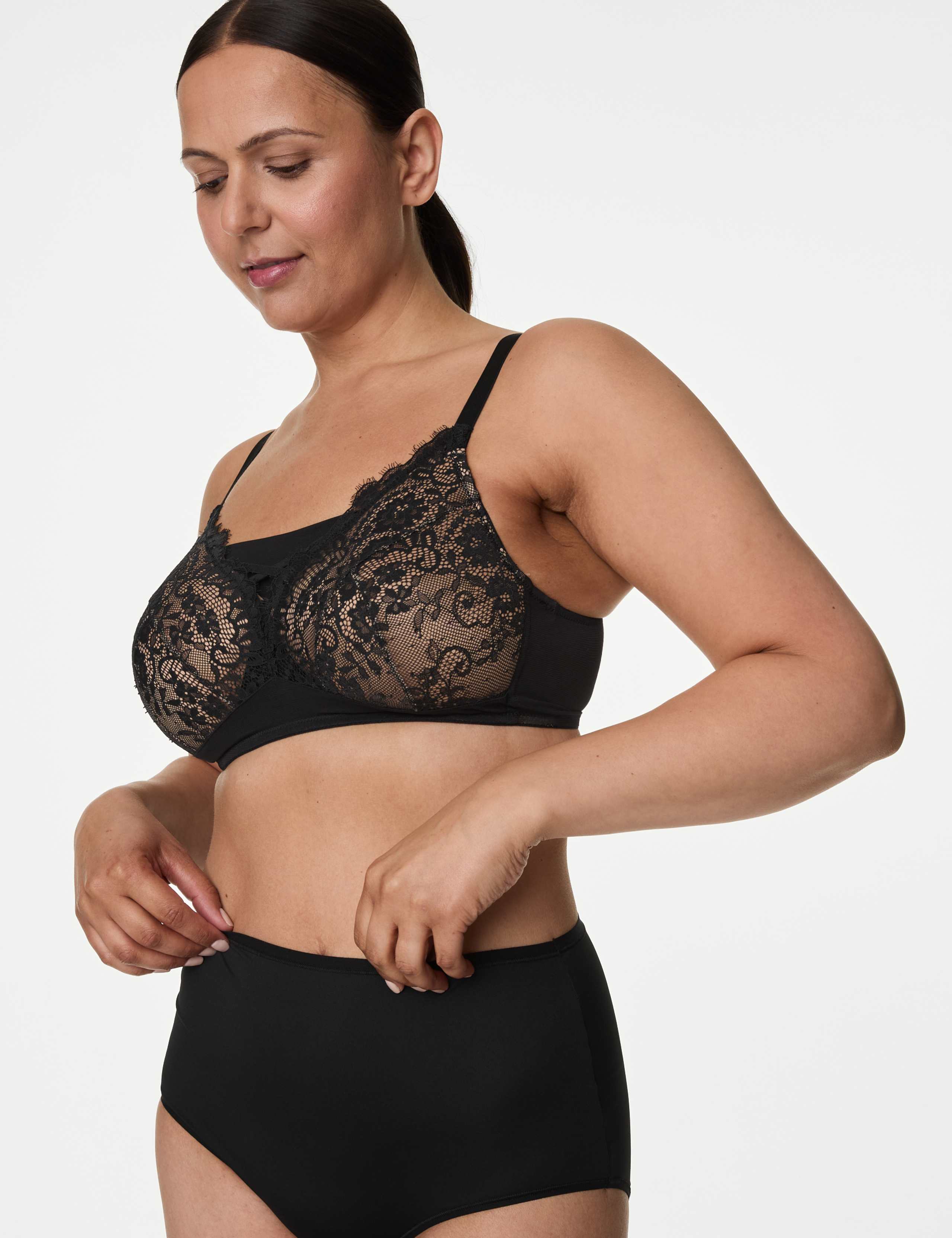 Lace Non Wired Post Surgery Bra A-E 1 of 9