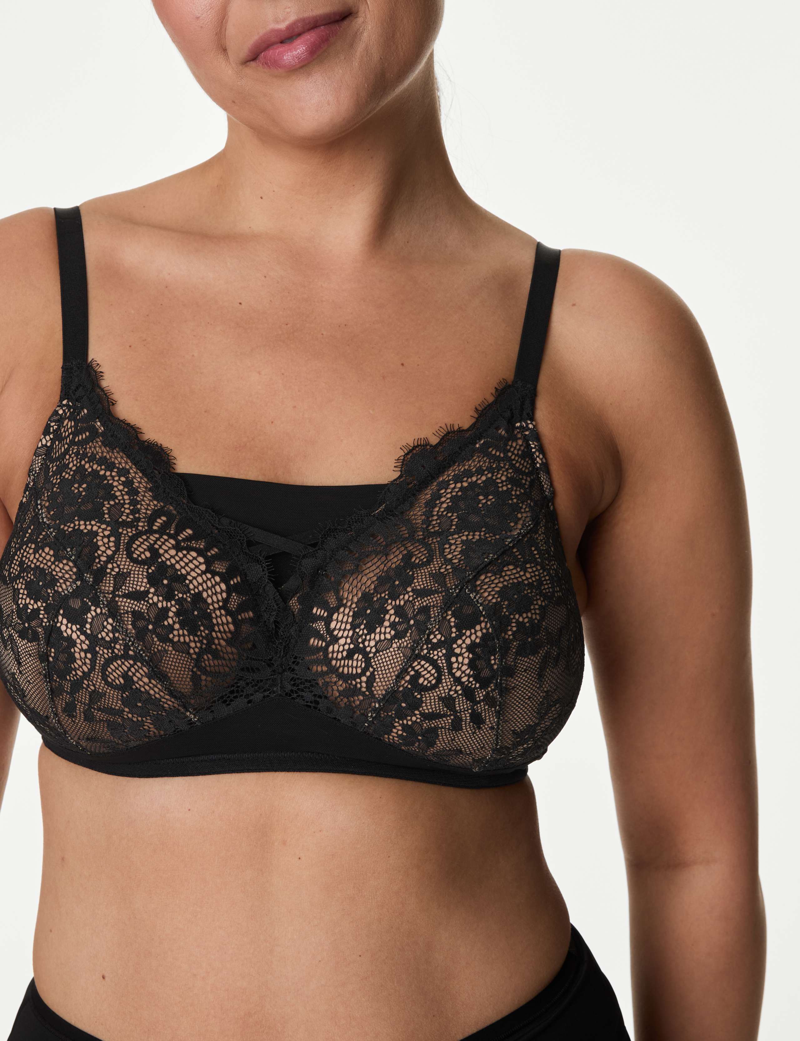 Lace Non Wired Post Surgery Bra A-E 3 of 9