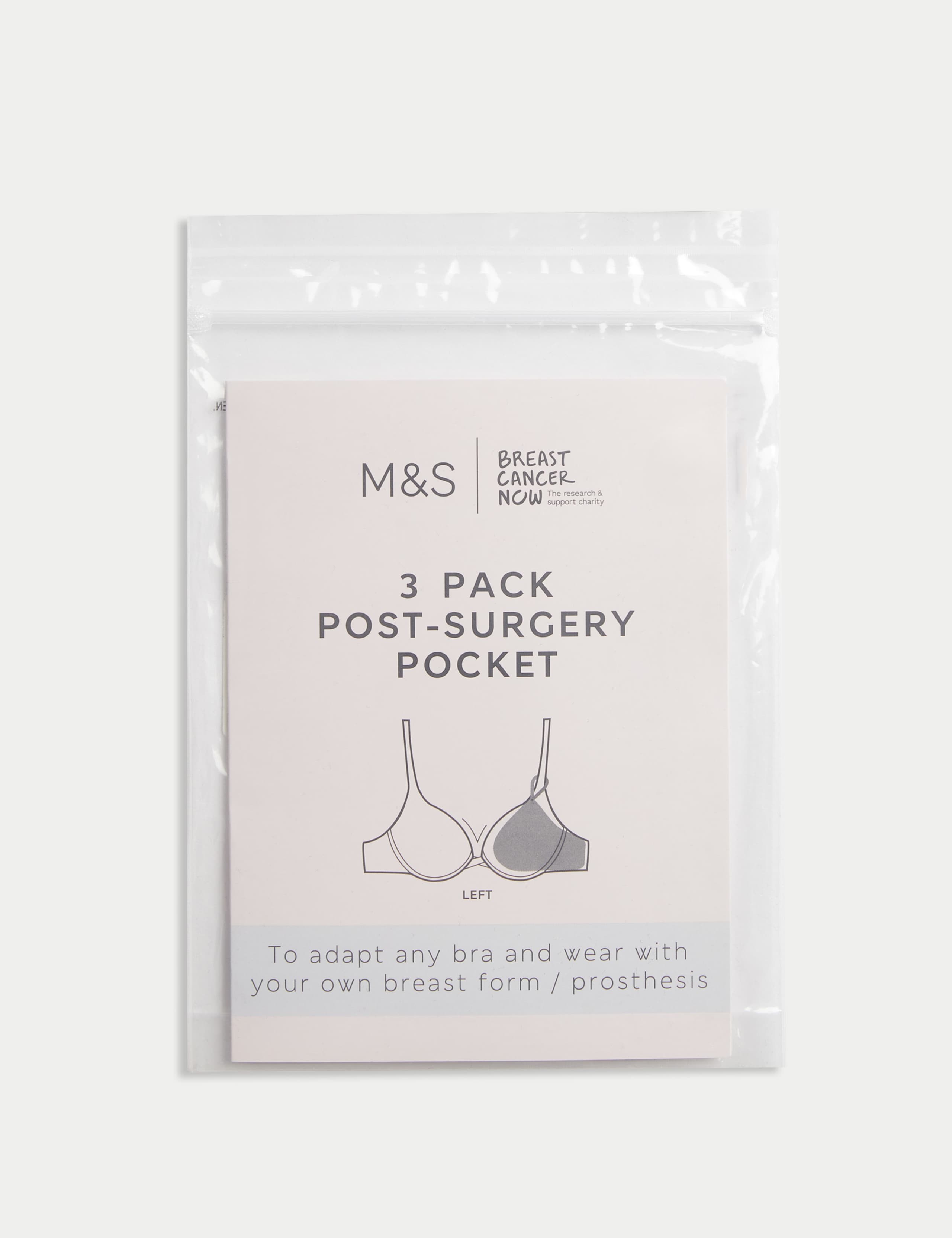 3 Pack Post Surgery Pockets (Left) 5 of 6