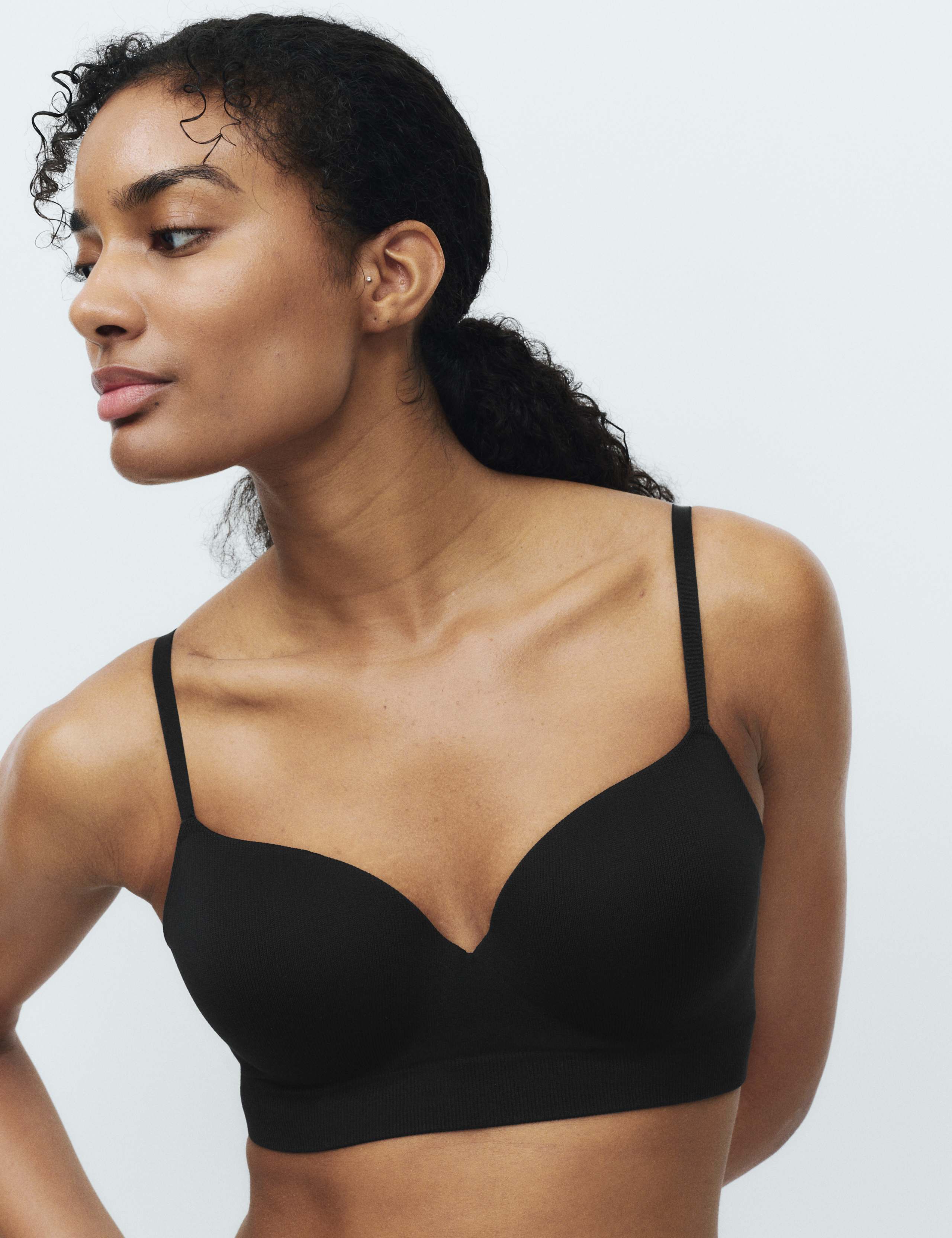 2 Pack Seamfree Wired Demi Cup Bras A-E 2 of 6