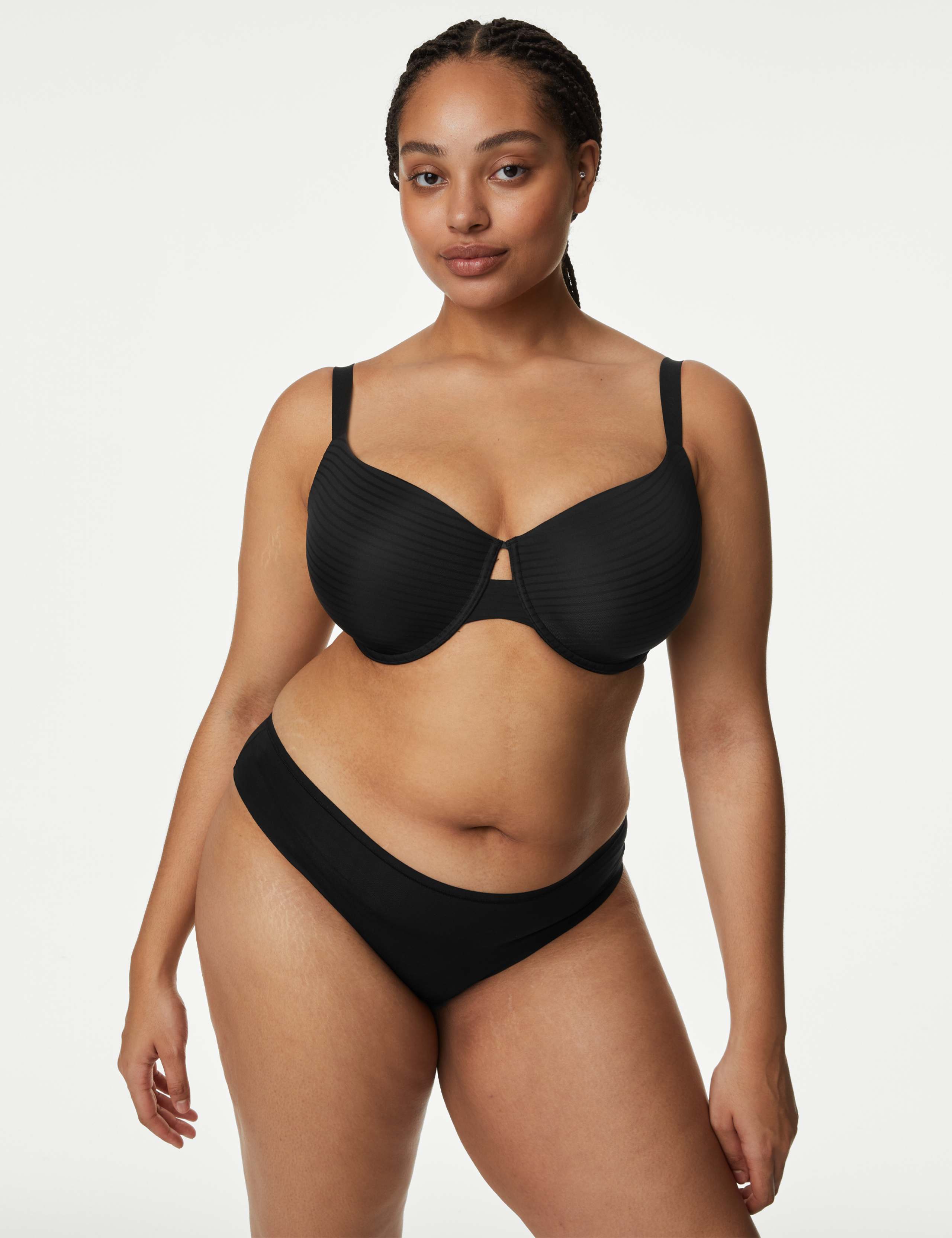 Shape Define™ Striped Wired T-Shirt Bra A-E 5 of 5