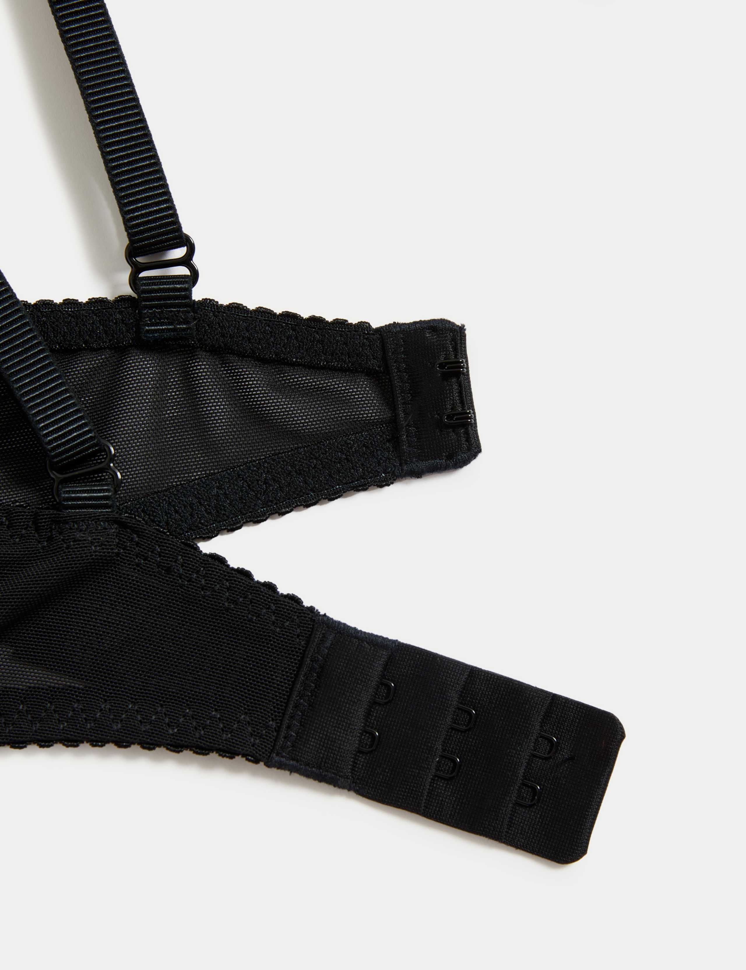 Lace Trim Wired Demi Cup Bra A-E 3 of 3