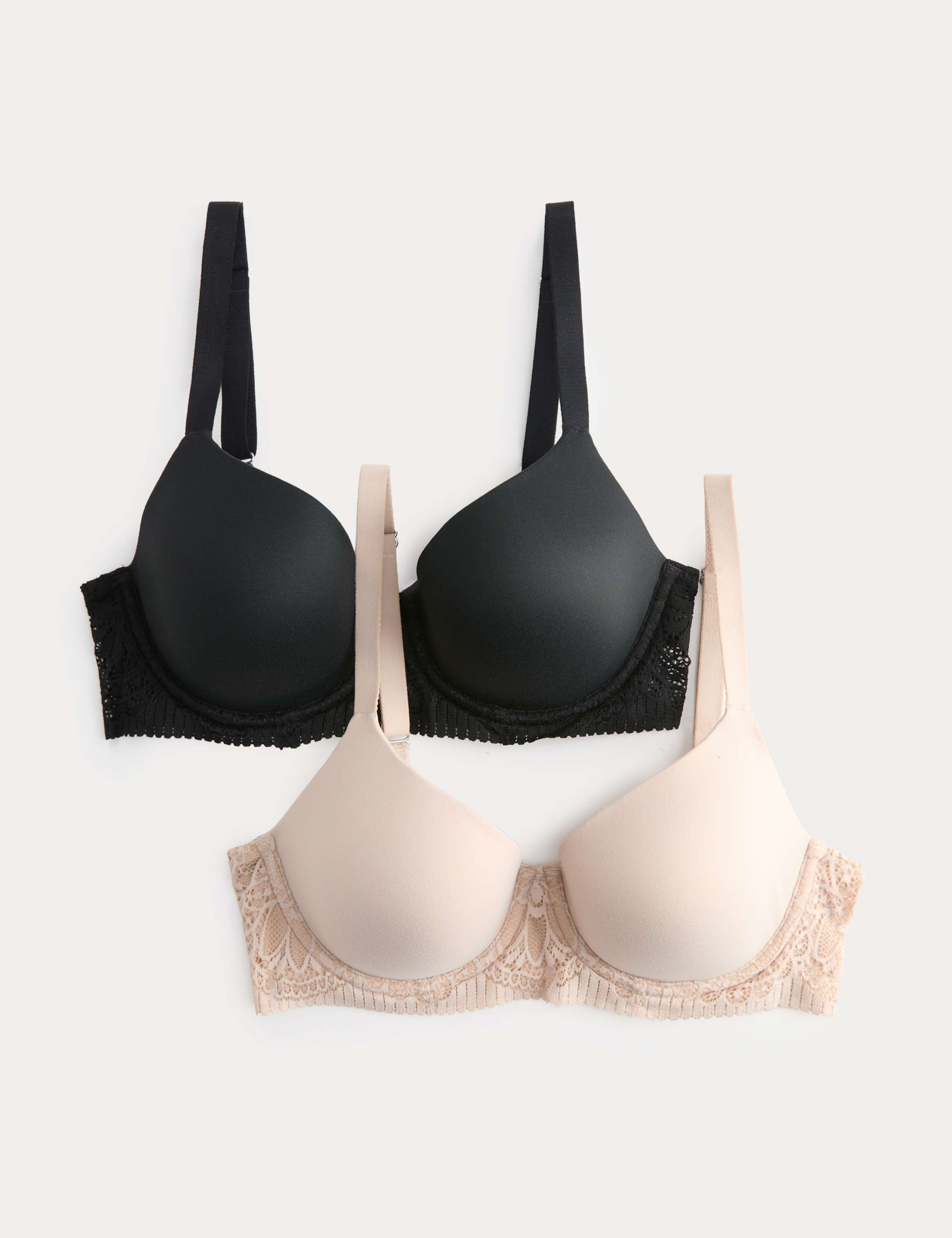 2 Pack Body Soft™ Wired Full Cup Bras (A-E) 1 of 7