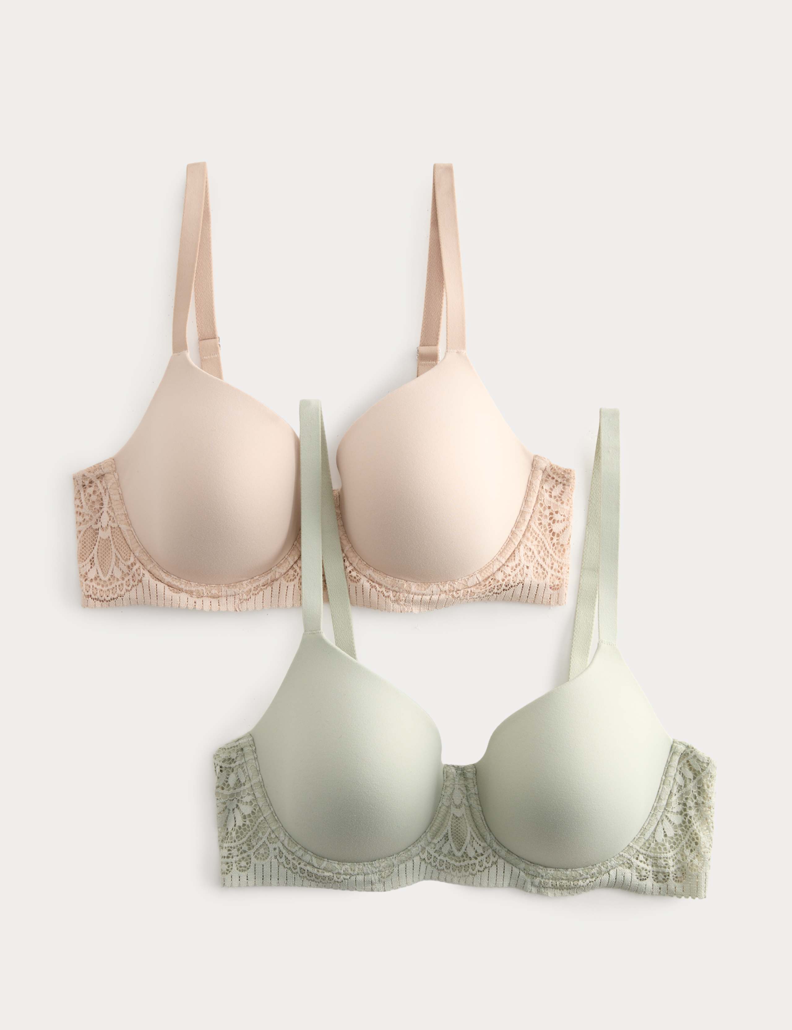 2 Pack Body Soft™ Wired Full Cup Bras A-E 1 of 7