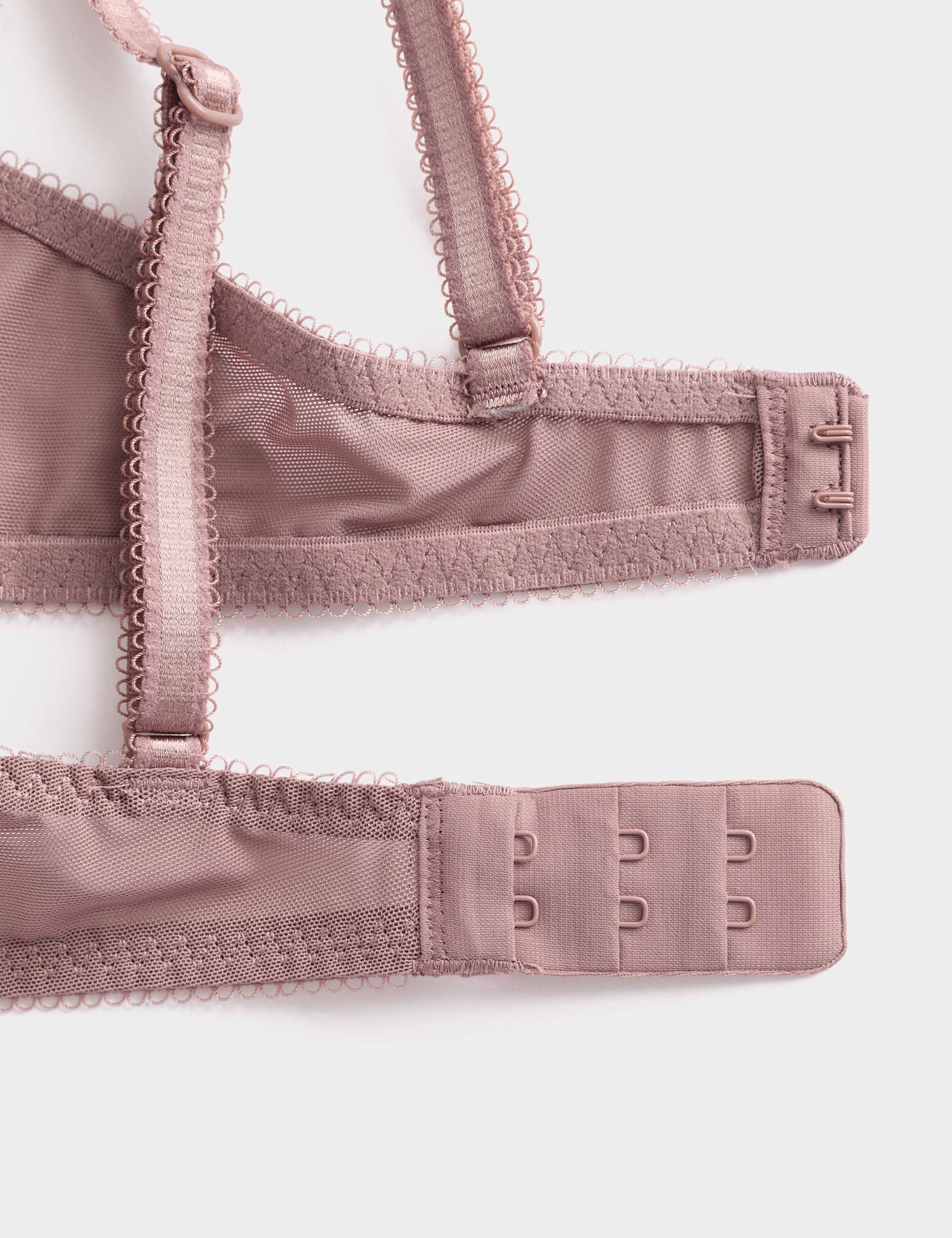 2 Pack Jasmine Lace Wired Balcony Bras (A-E) 3 of 3