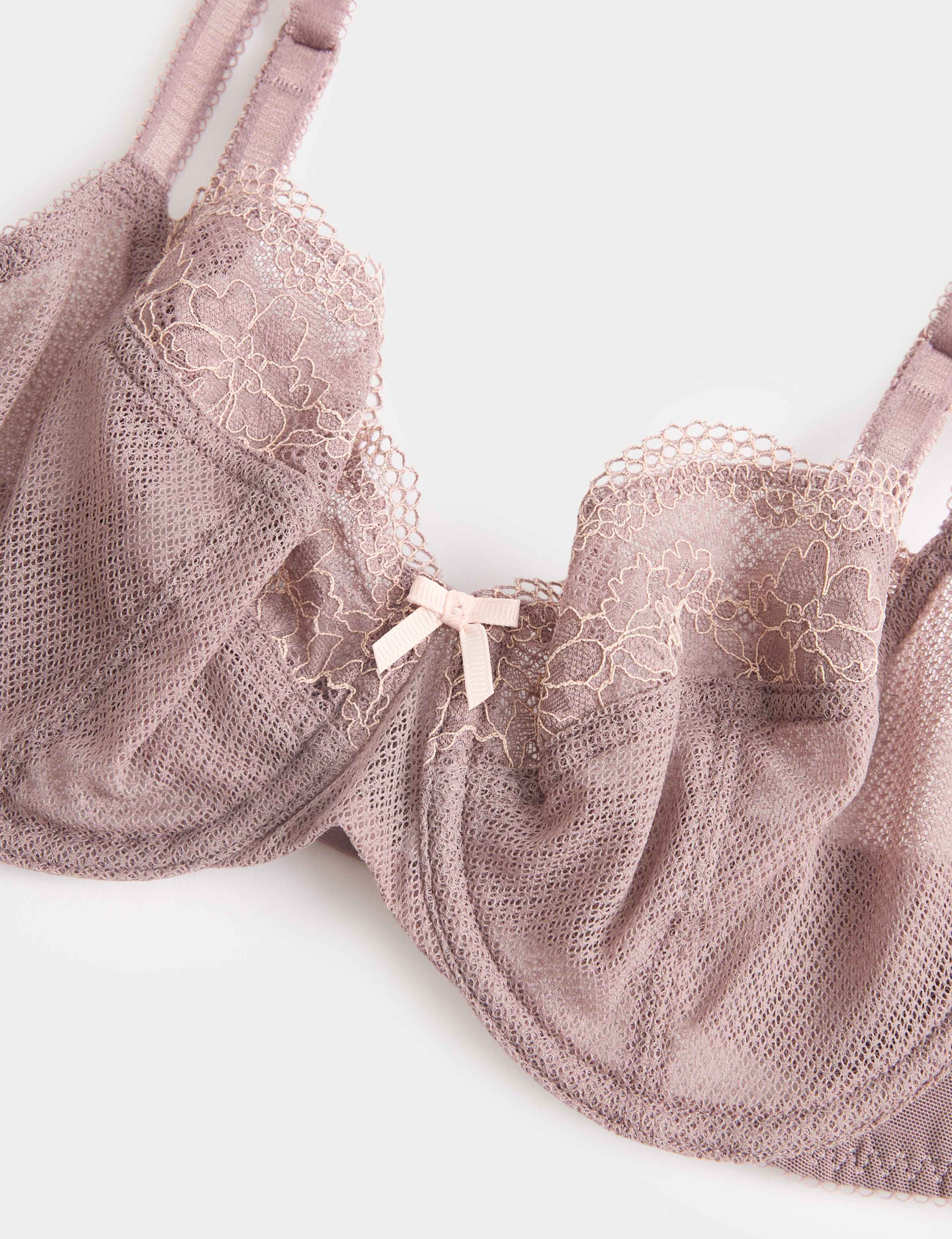 Jasmine Lace Wired Balcony Bra A-E 5 of 6