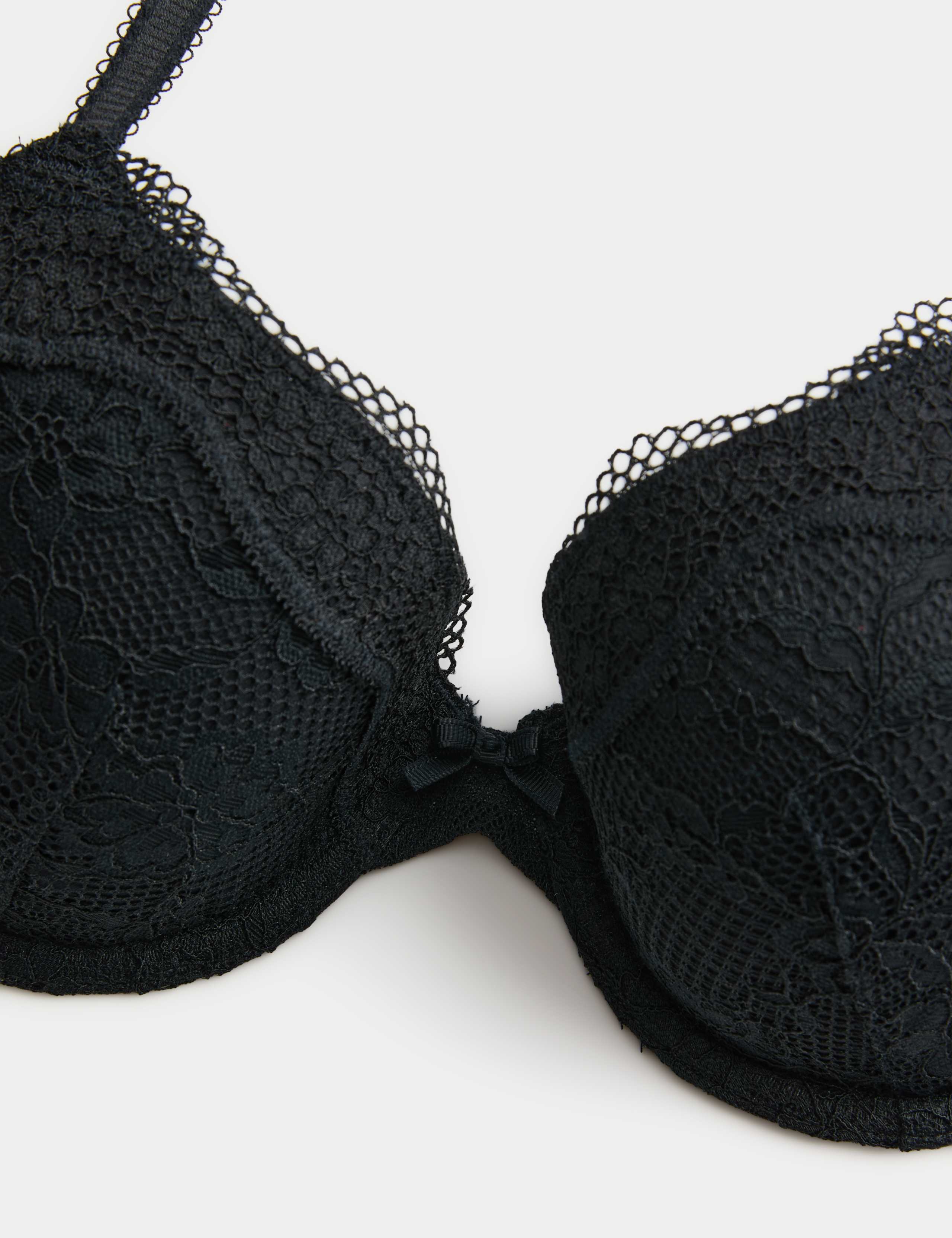 2 Pack Jasmine Lace Wired Demi Cup Bras (A-E) 6 of 7
