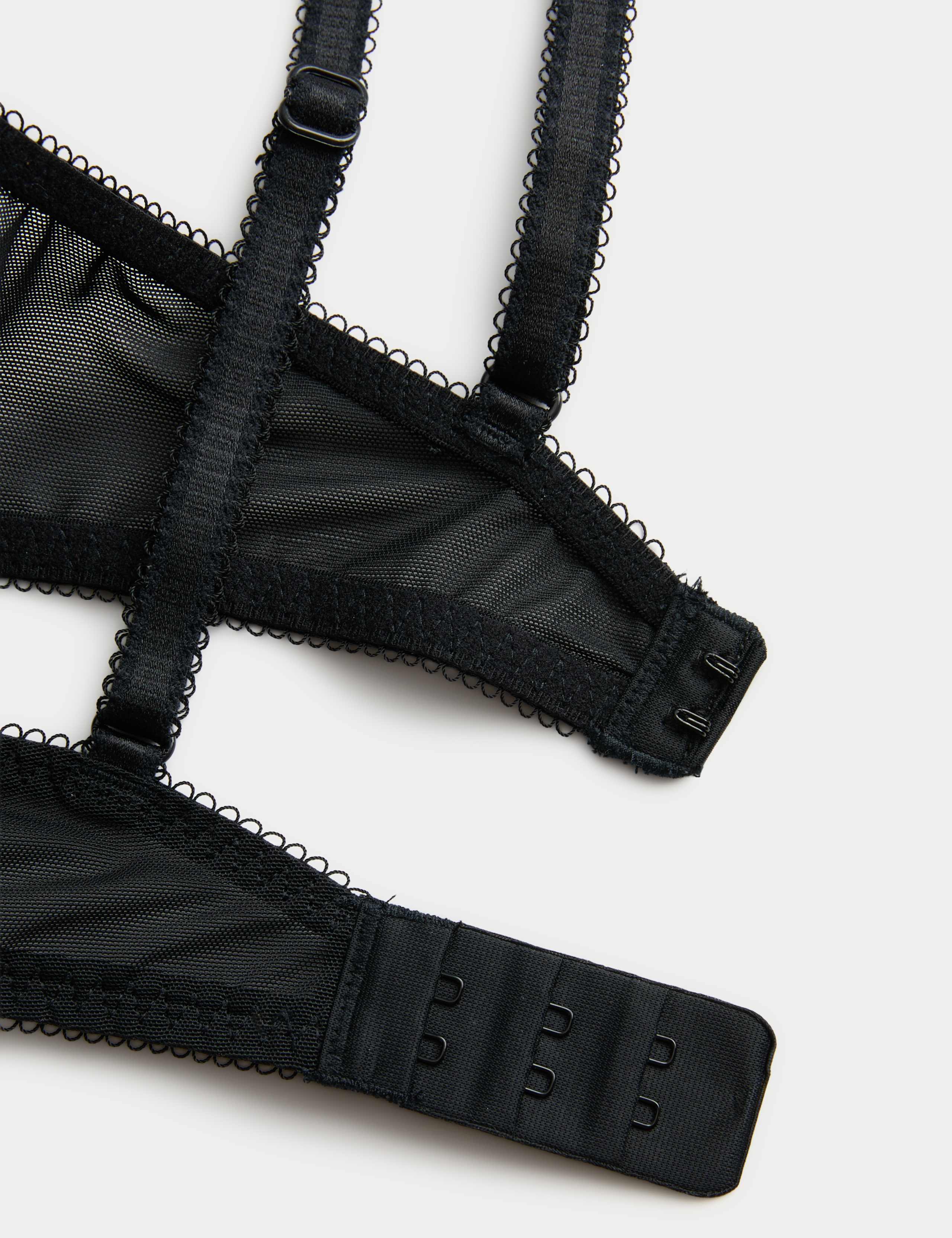 2 Pack Jasmine Lace Wired Demi Cup Bras (A-E) 7 of 7