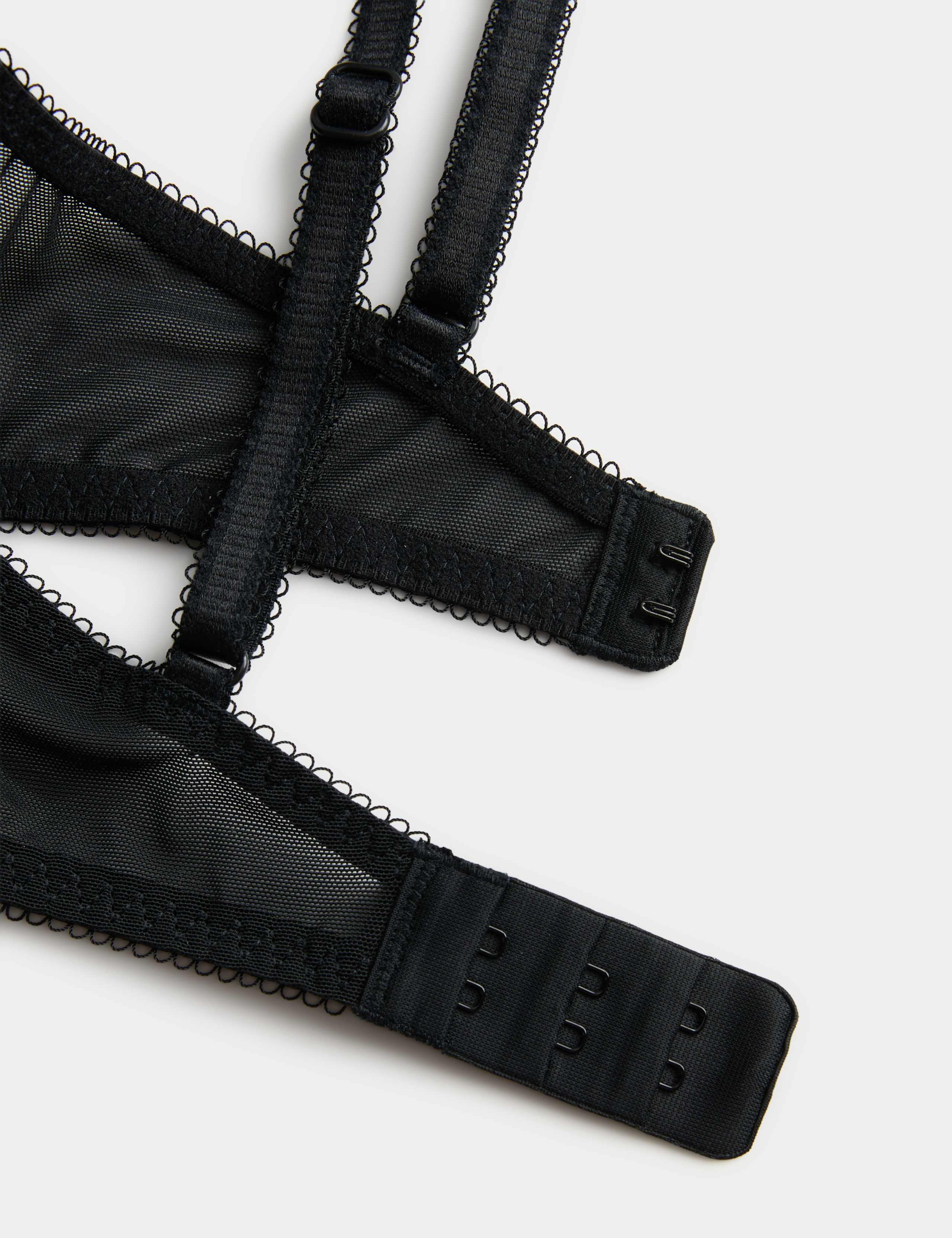 2 Pack Jasmine Lace Wired Demi Cup Bras (A-E) 3 of 3