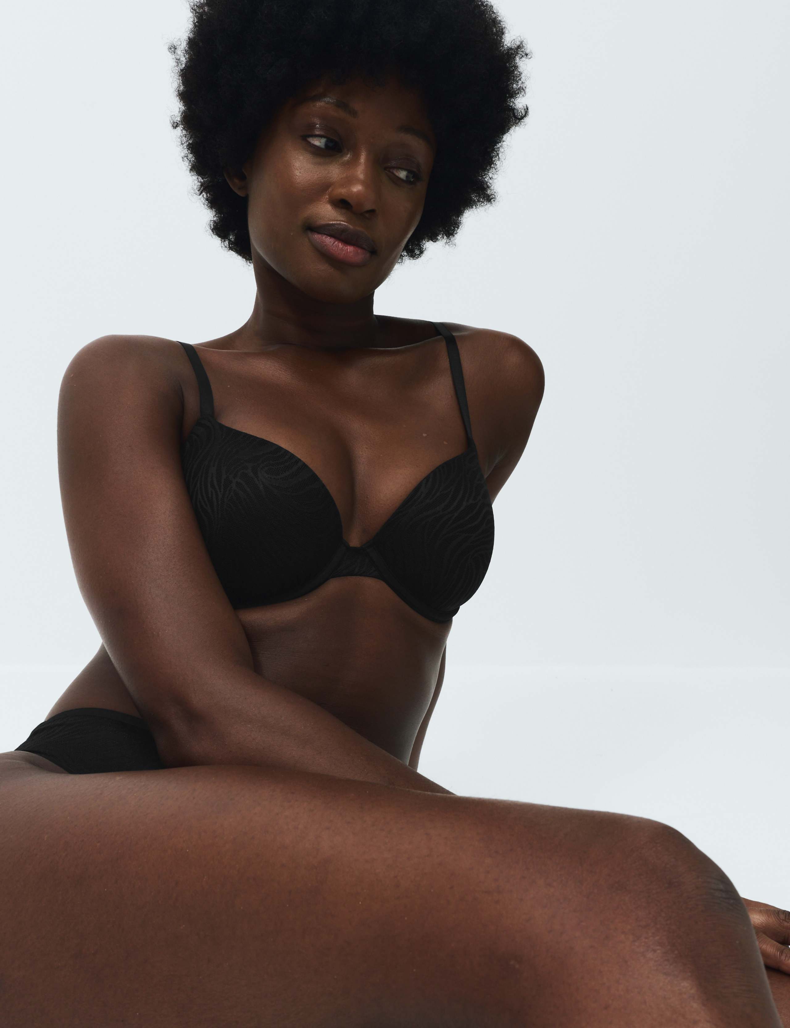 Body Lace Wired Demi Cup Bra A-E 5 of 7