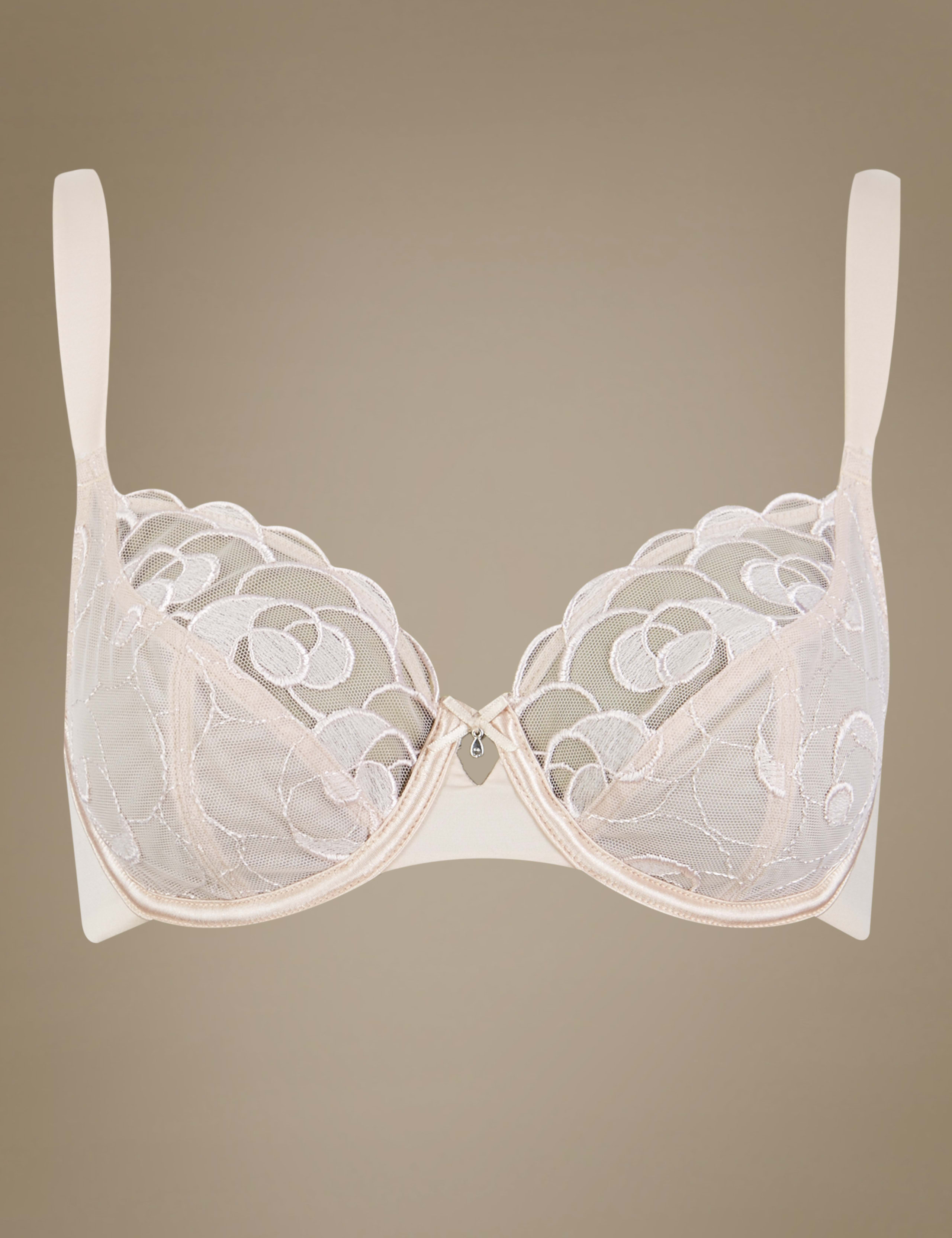Luxury Embroidered Non-Padded Full Cup Bra A-DD 2 of 3