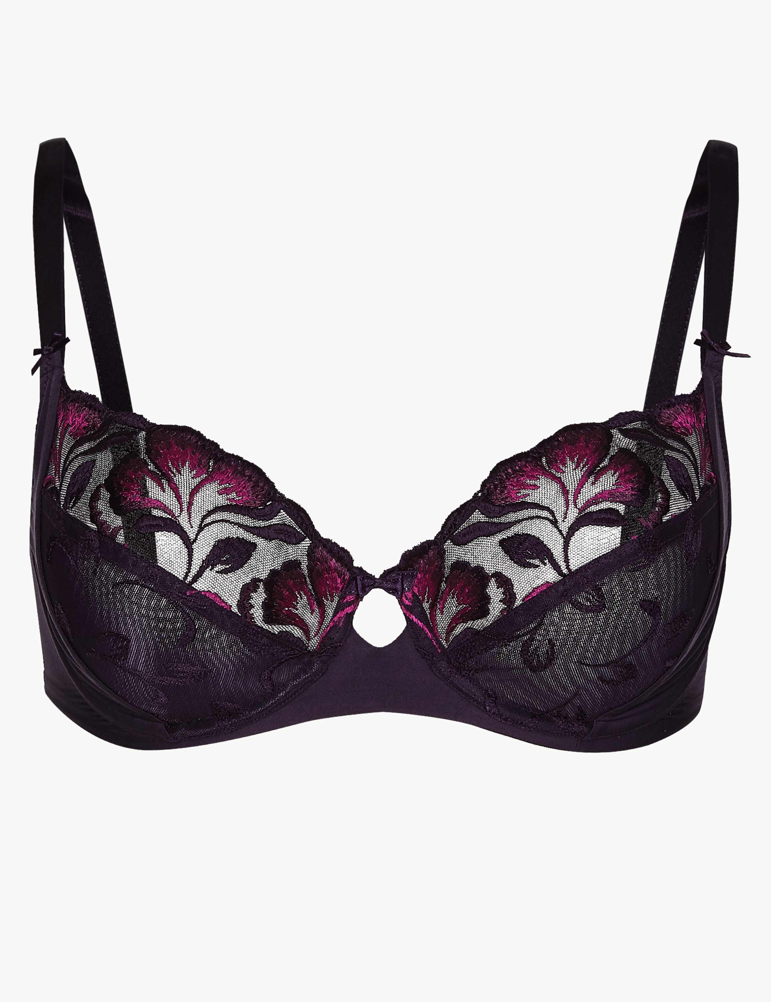 Olivia Embroidered Non-Padded Balcony Bra B-E 2 of 4