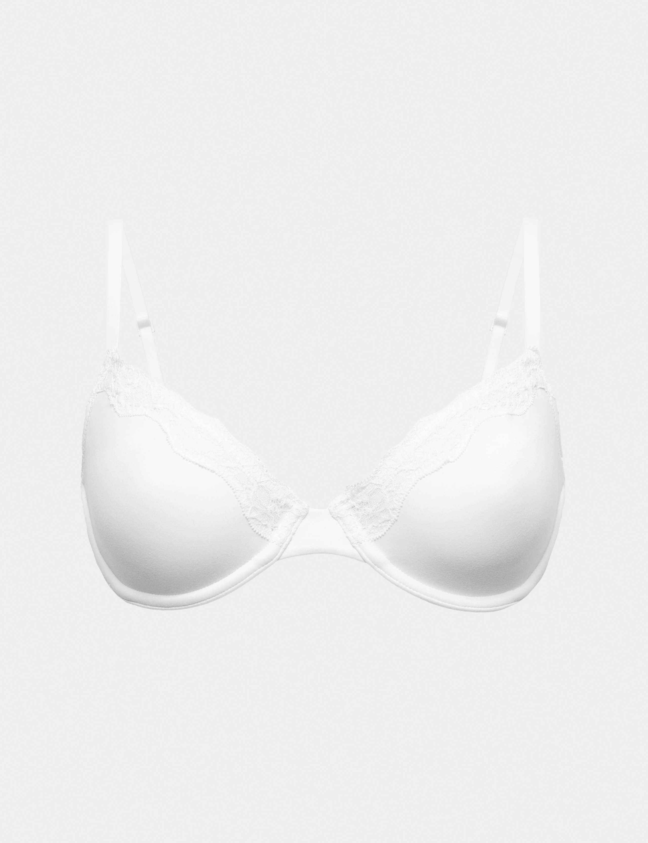 Body Soft Lace Wired Demi Cup Bra (A-E) 1 of 1