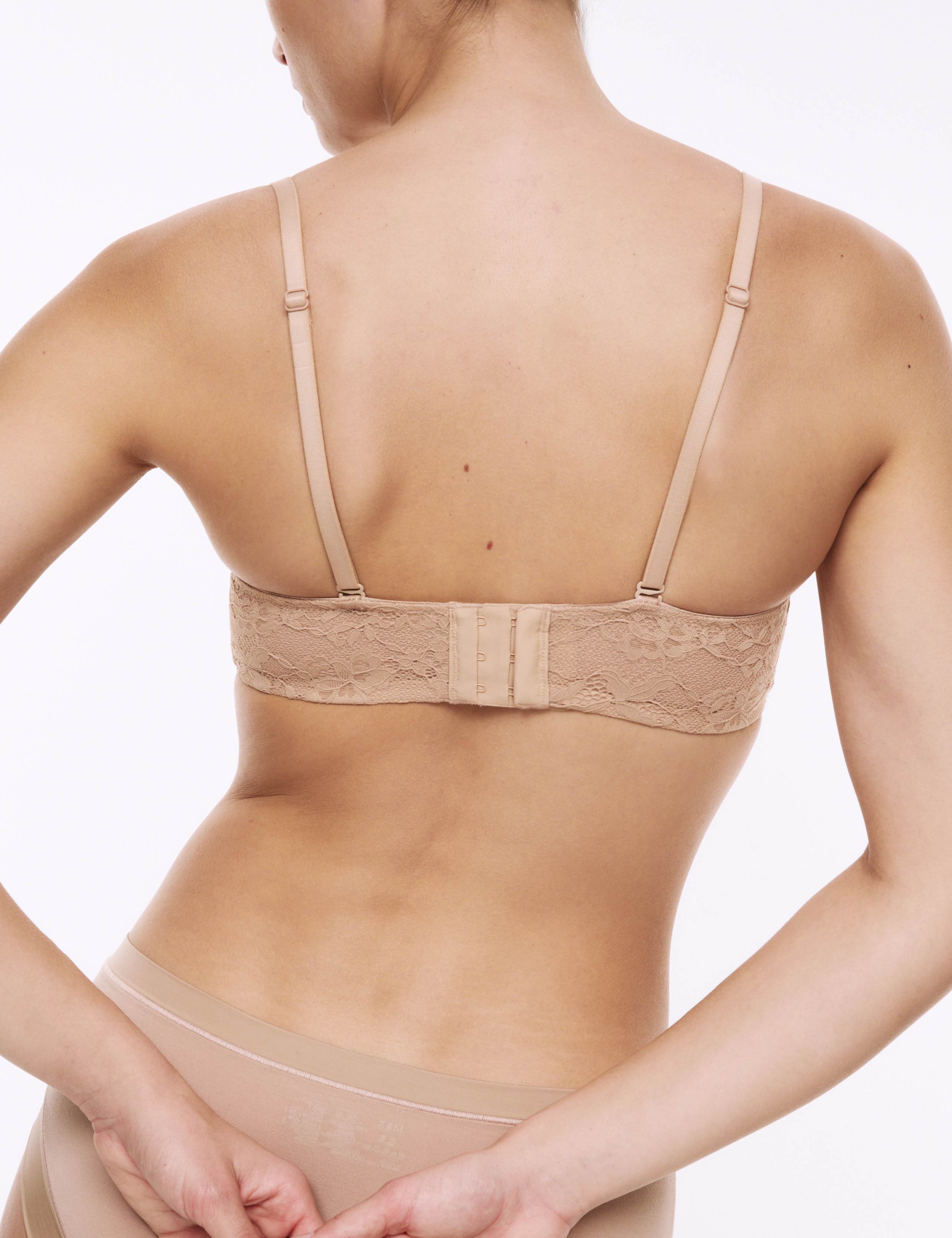 Lace Wired Strapless Bandeau Bra A-E 3 of 9
