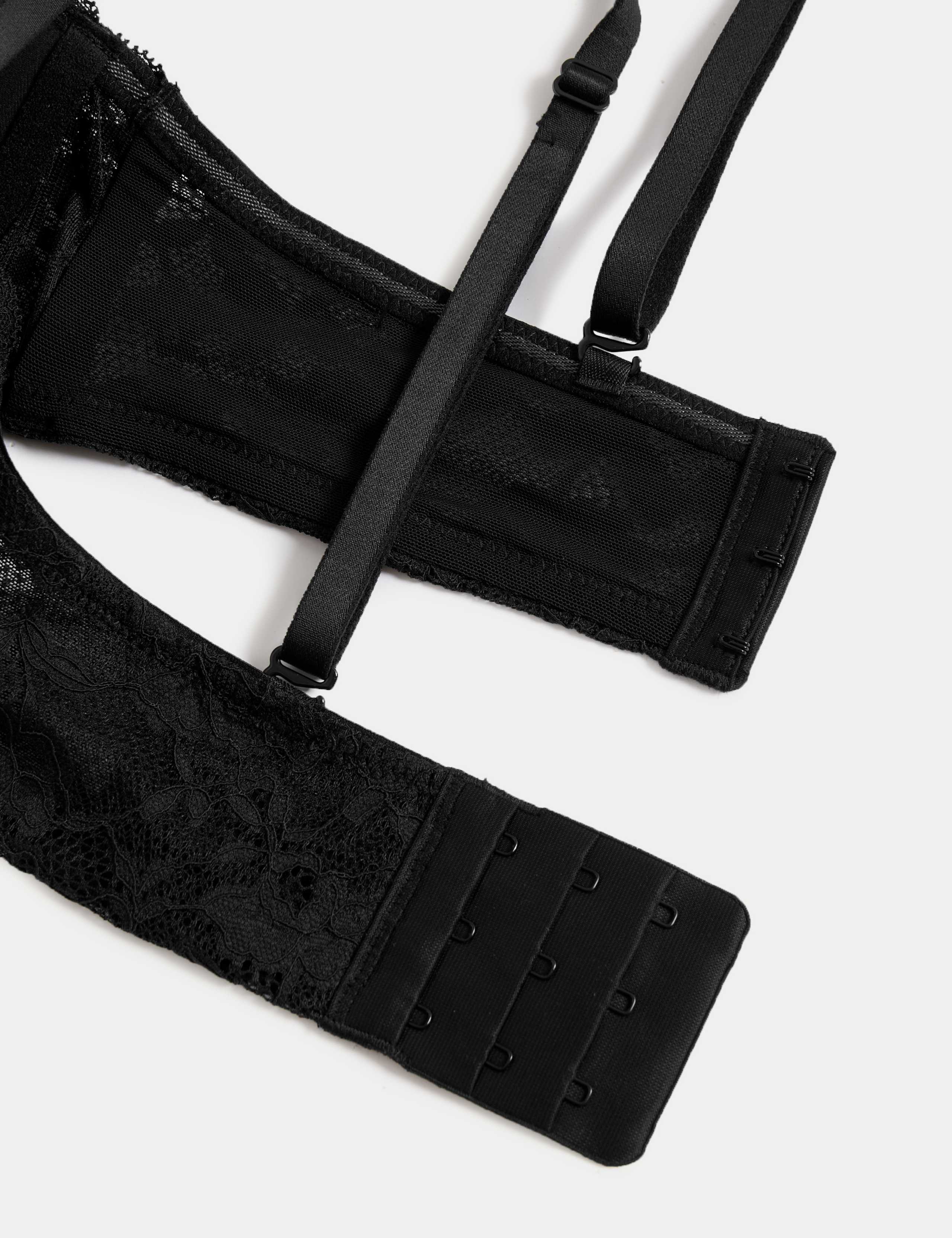 Lace Wired Strapless Bandeau Bra A-E 9 of 9