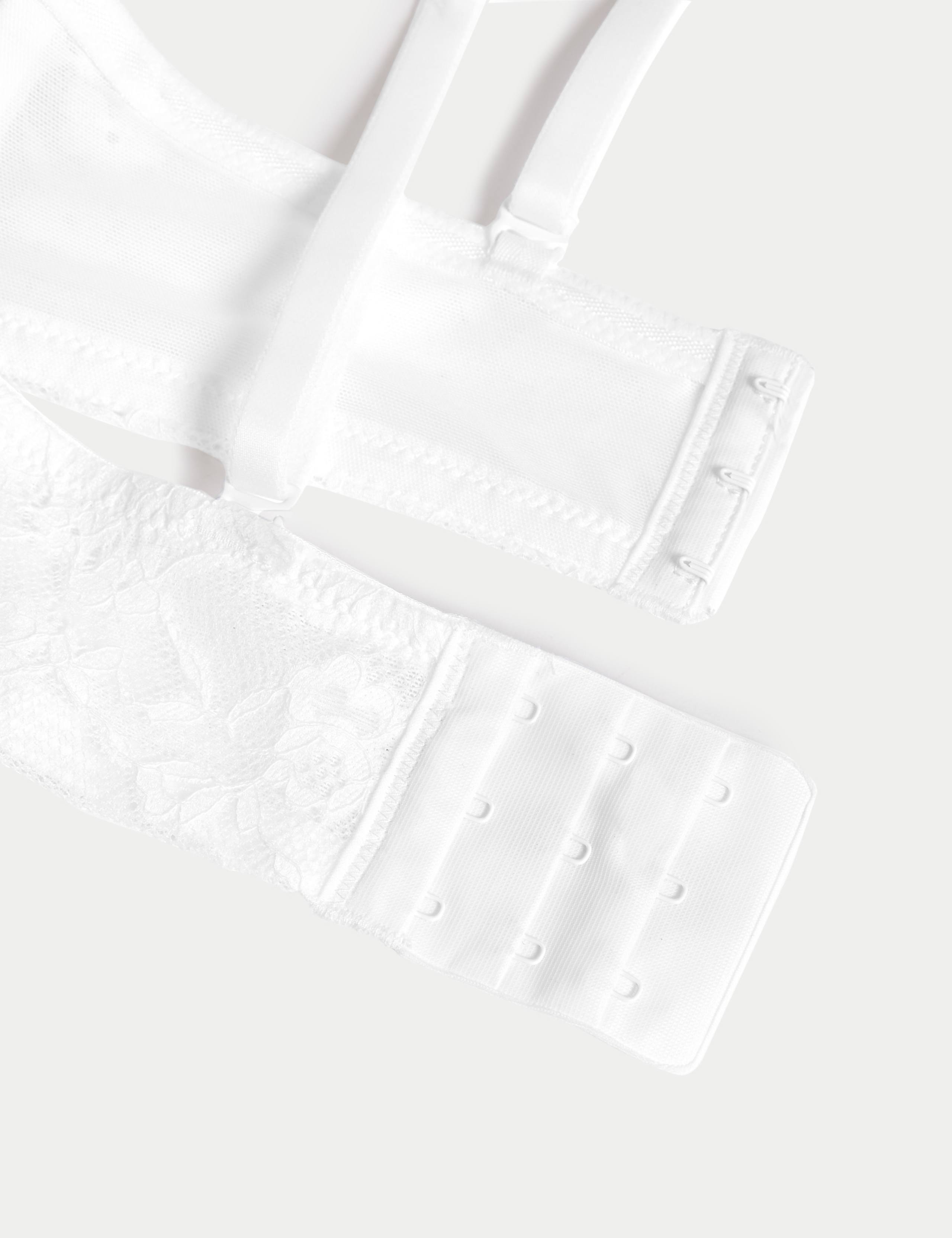 Lace Wired Strapless Bandeau Bra A-E 9 of 9