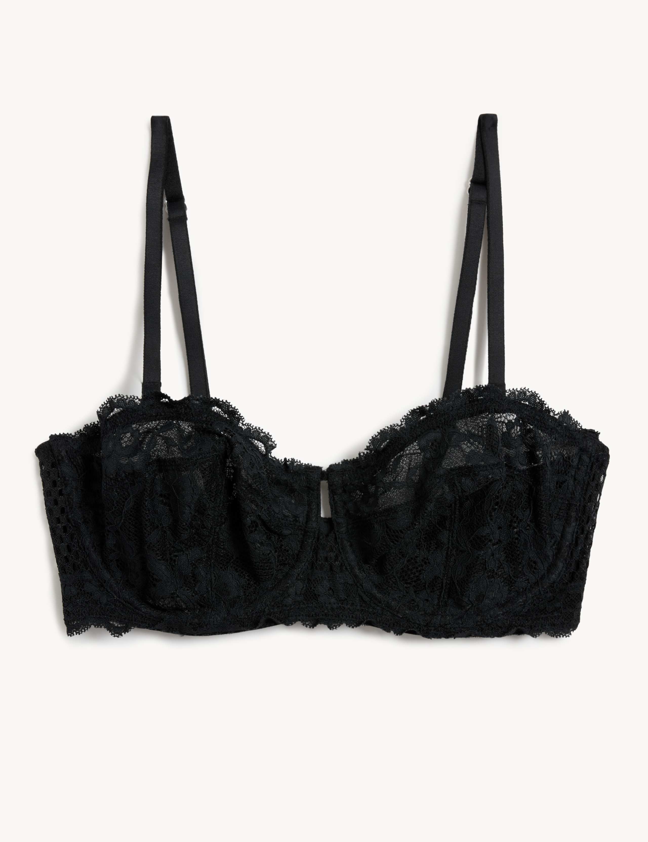 Lace Wired Strapless Bra A-E 2 of 7