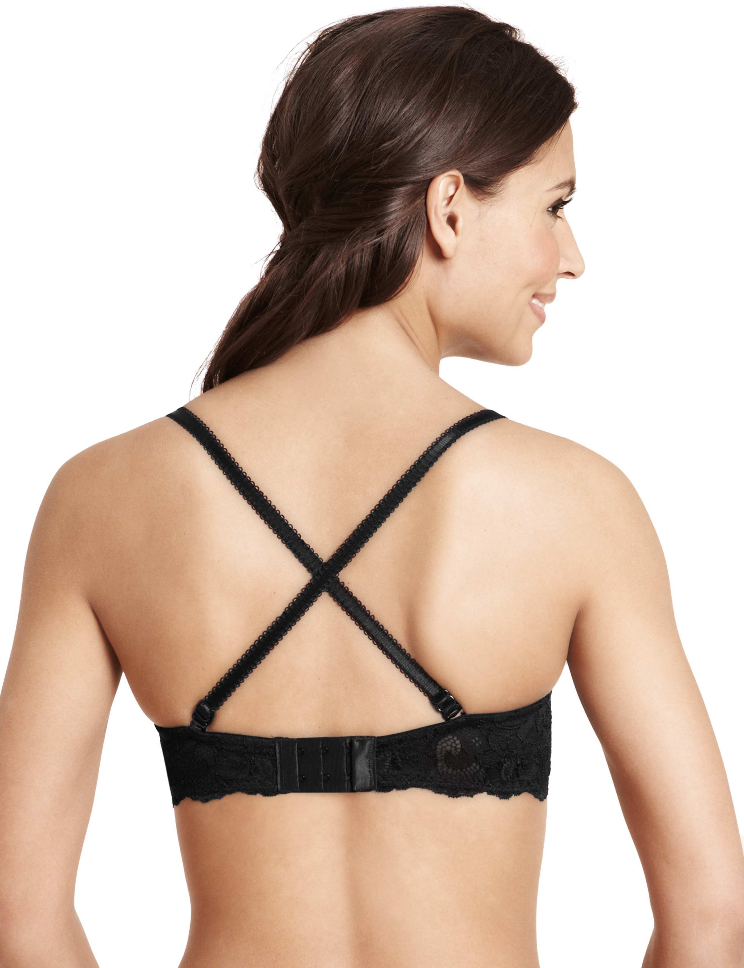 2 Pack Lace Wing Non-Padded Multiway Bras B-D 5 of 9