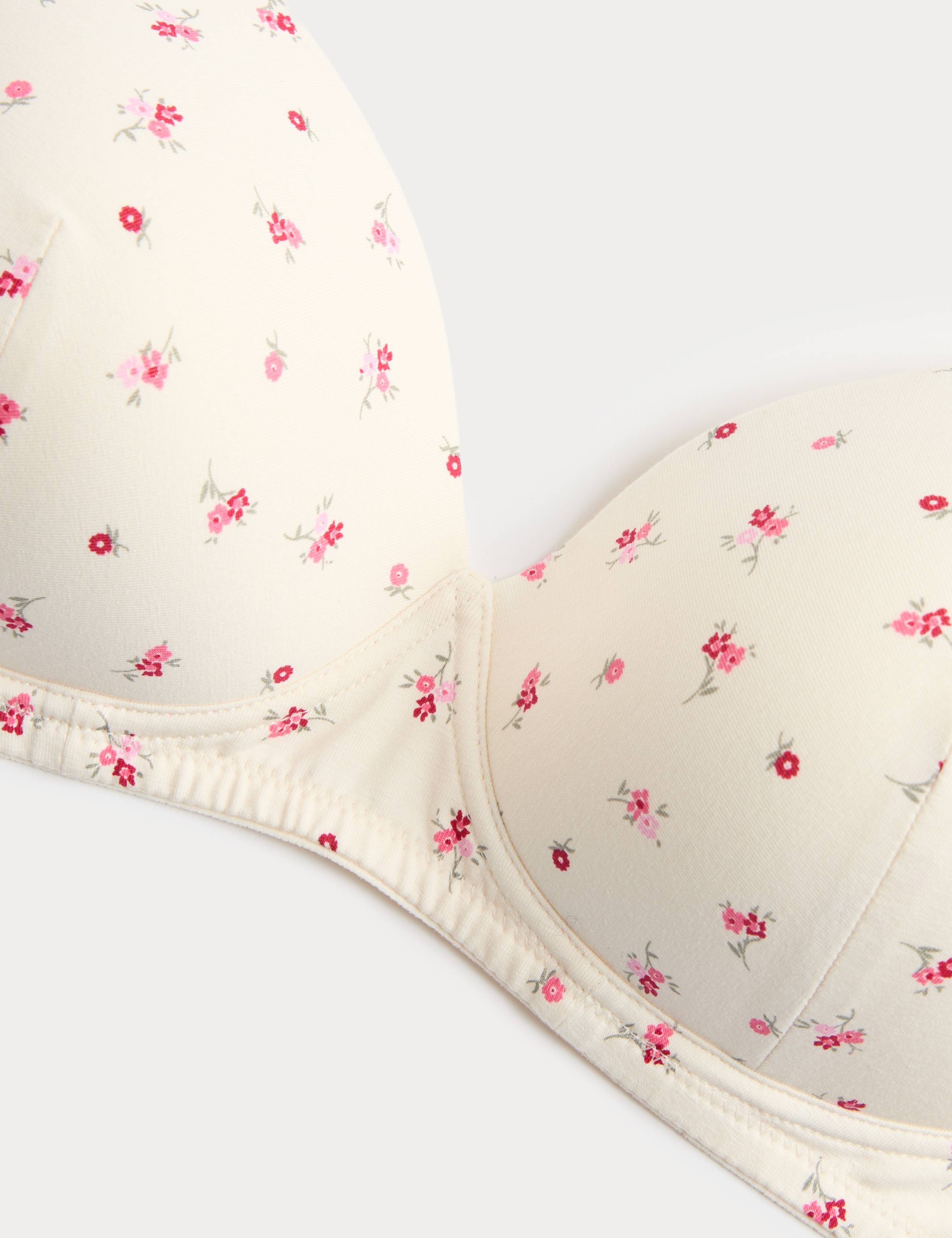 3pk Cotton Non Wired Full Cup T-Shirt Bra A-E 6 of 7