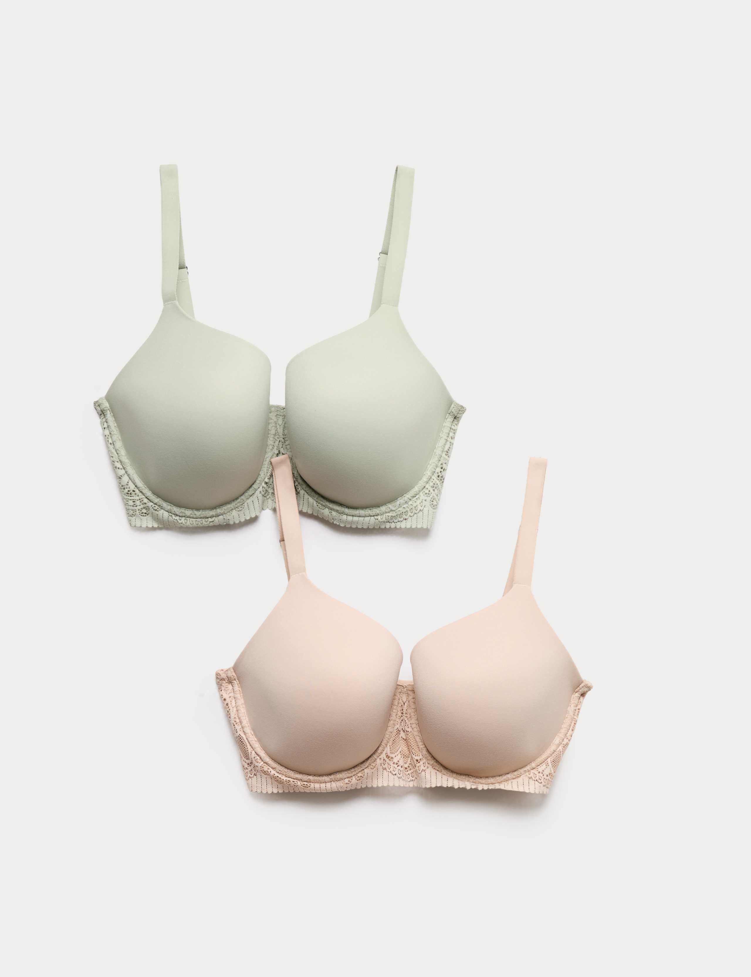 2 Pack Body Soft™ Wired Full Cup Bras (F-H) 1 of 3