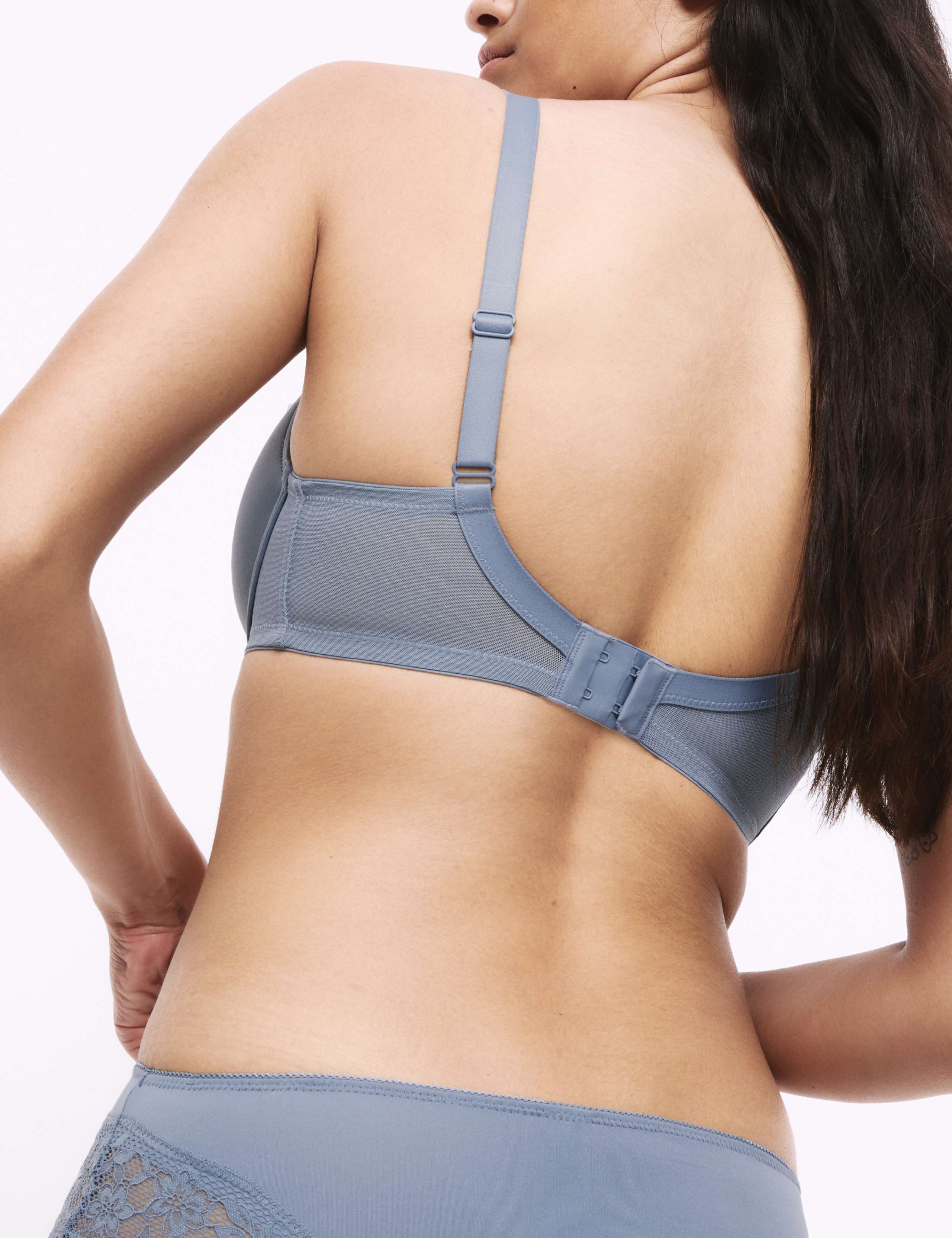 3pk Wired Extra Support Padded Plunge Bras F+ 5 of 7