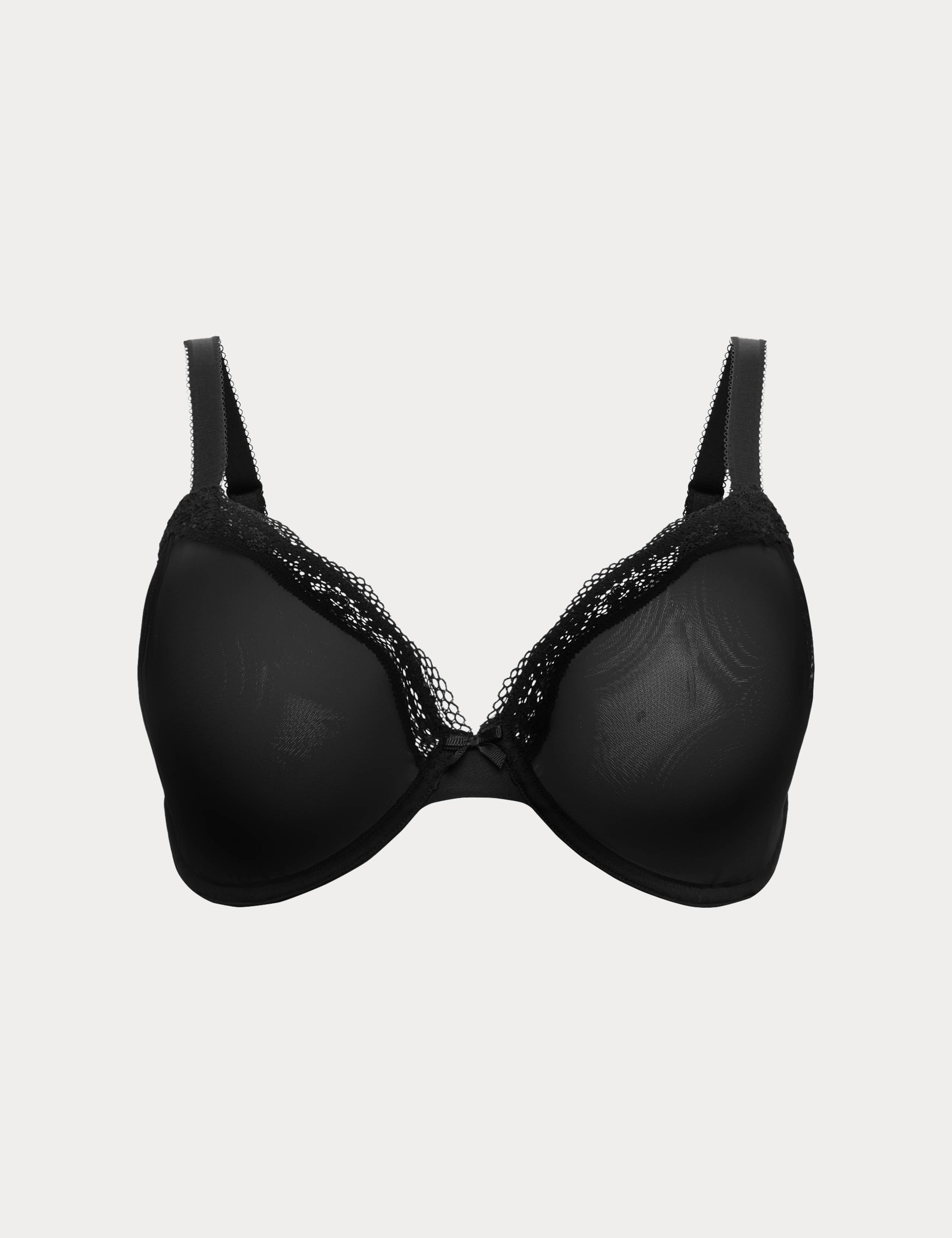 Jasmine Lace Sheer Wired Full Cup Bra (F-H) 2 of 8