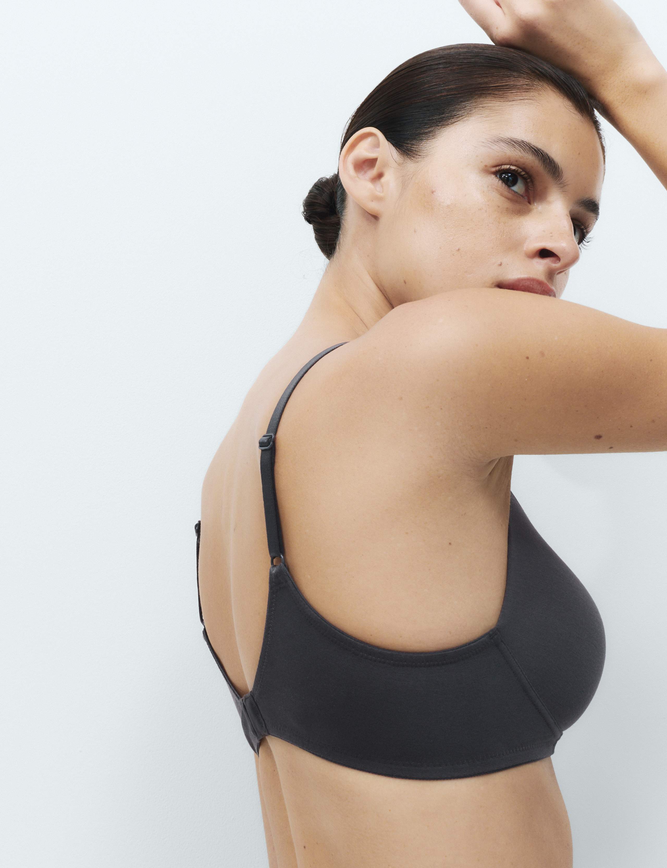 3pk Non Wired Plunge T-Shirt Bras A-E 5 of 6