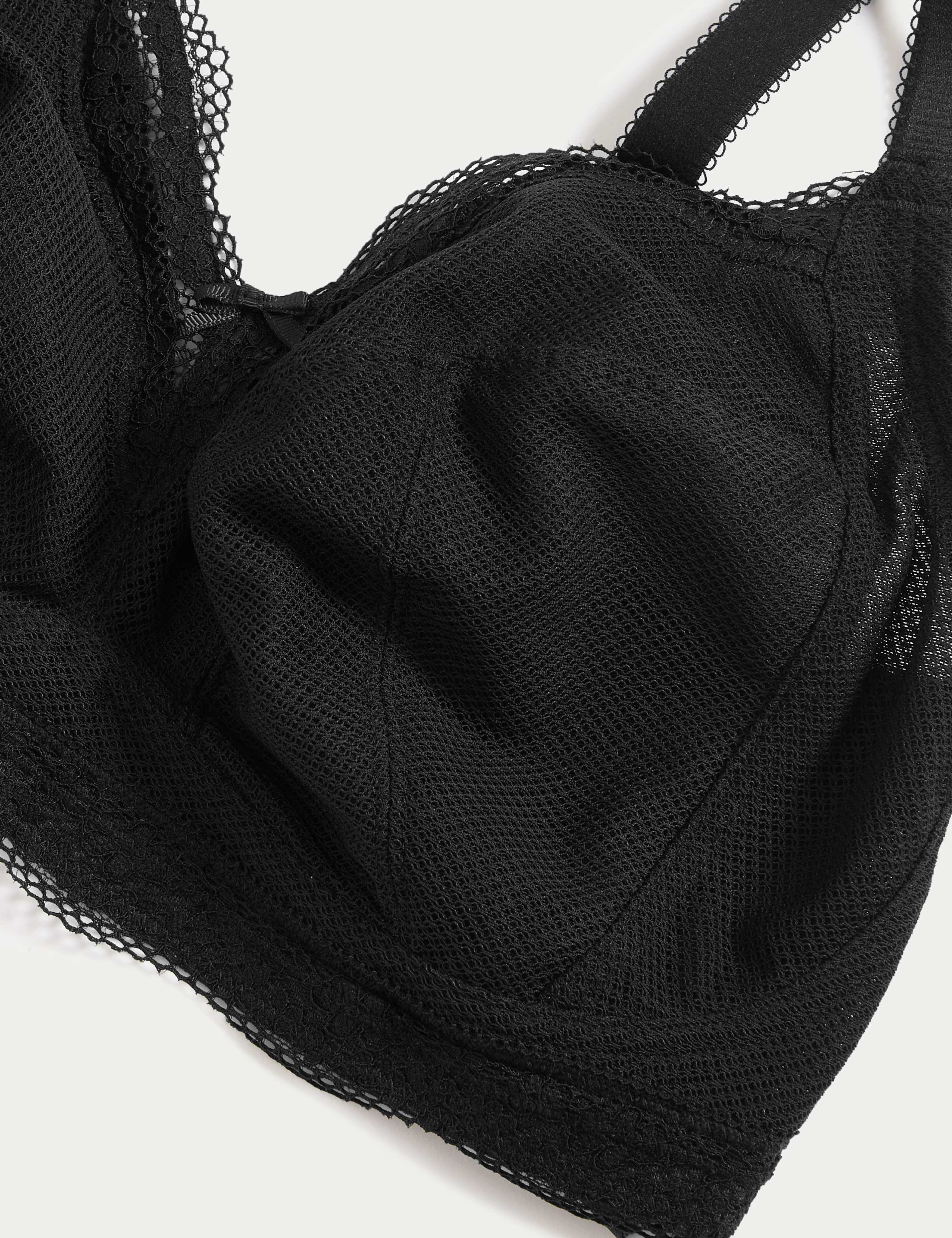 Jasmine Lace Trim Non Wired Bralette F+ 7 of 8