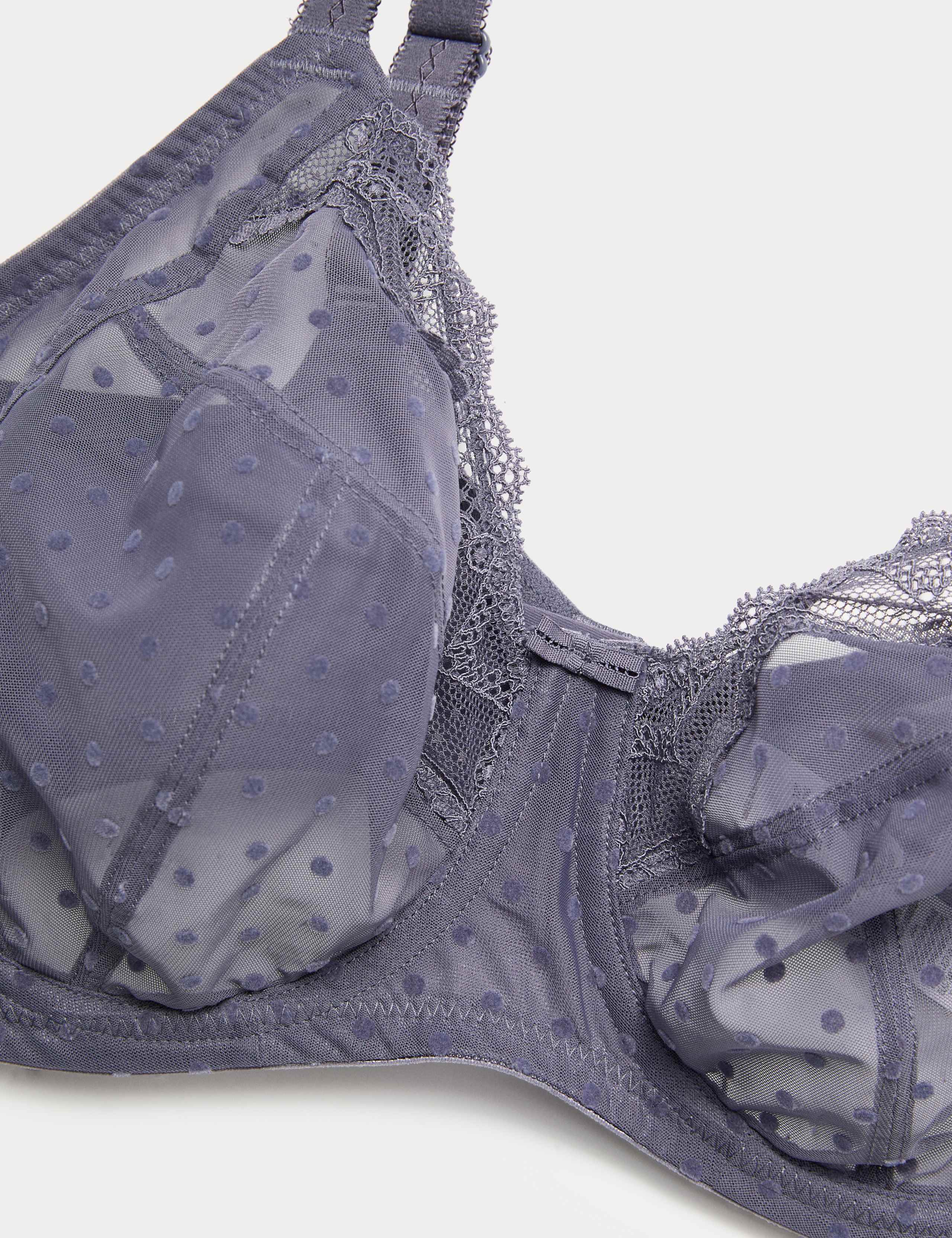 Mesh Wired Extra Support Bra (F-J) 2 of 3