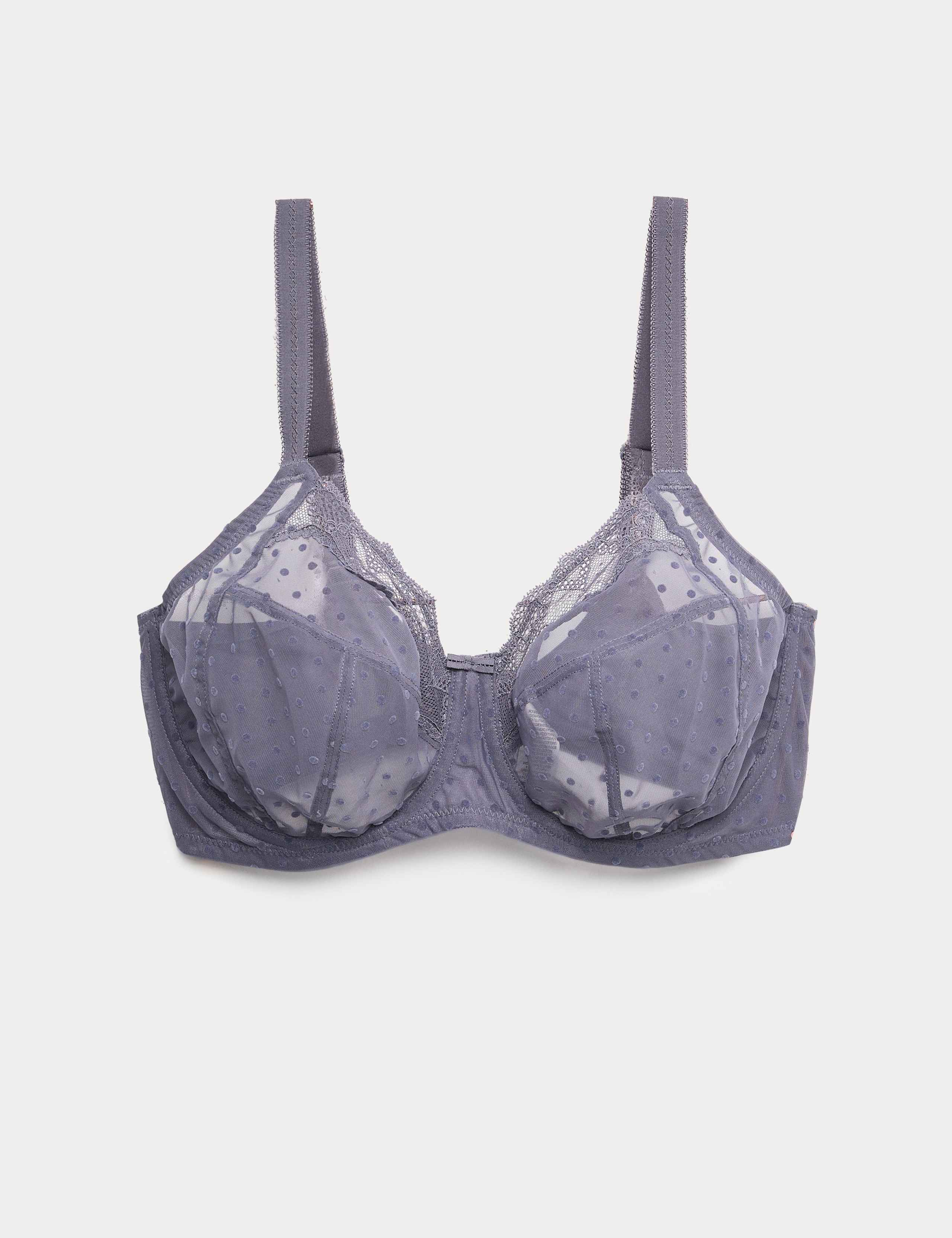 Mesh Wired Extra Support Bra (F-J) 1 of 3