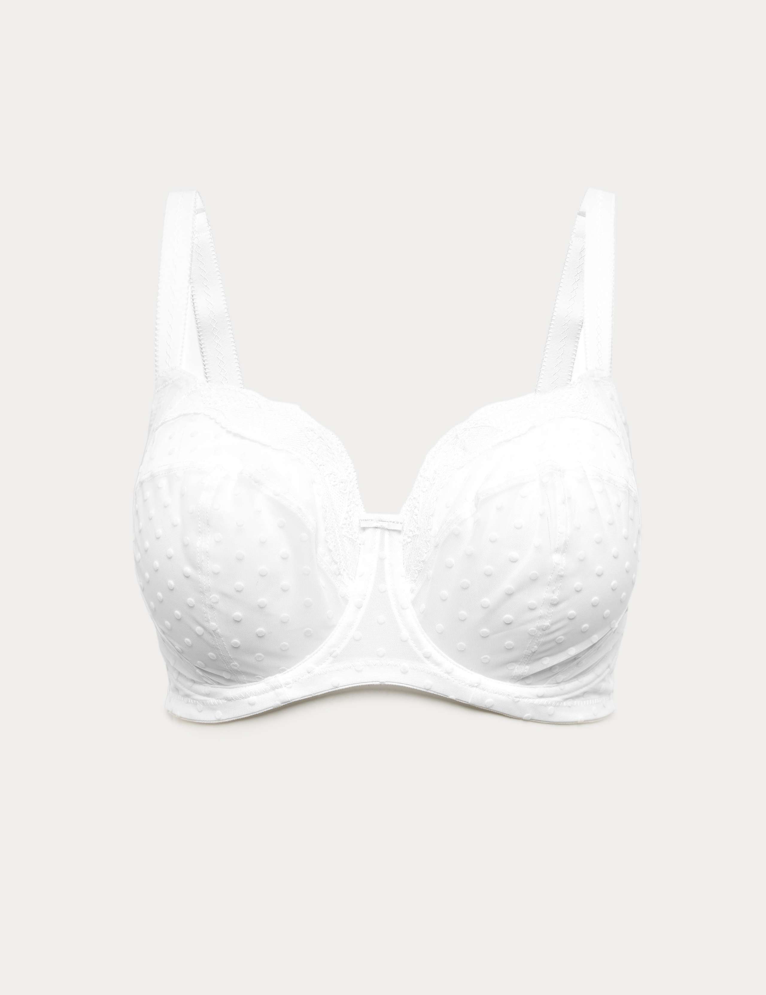 Mesh Wired Extra Support Bra F-J 2 of 6