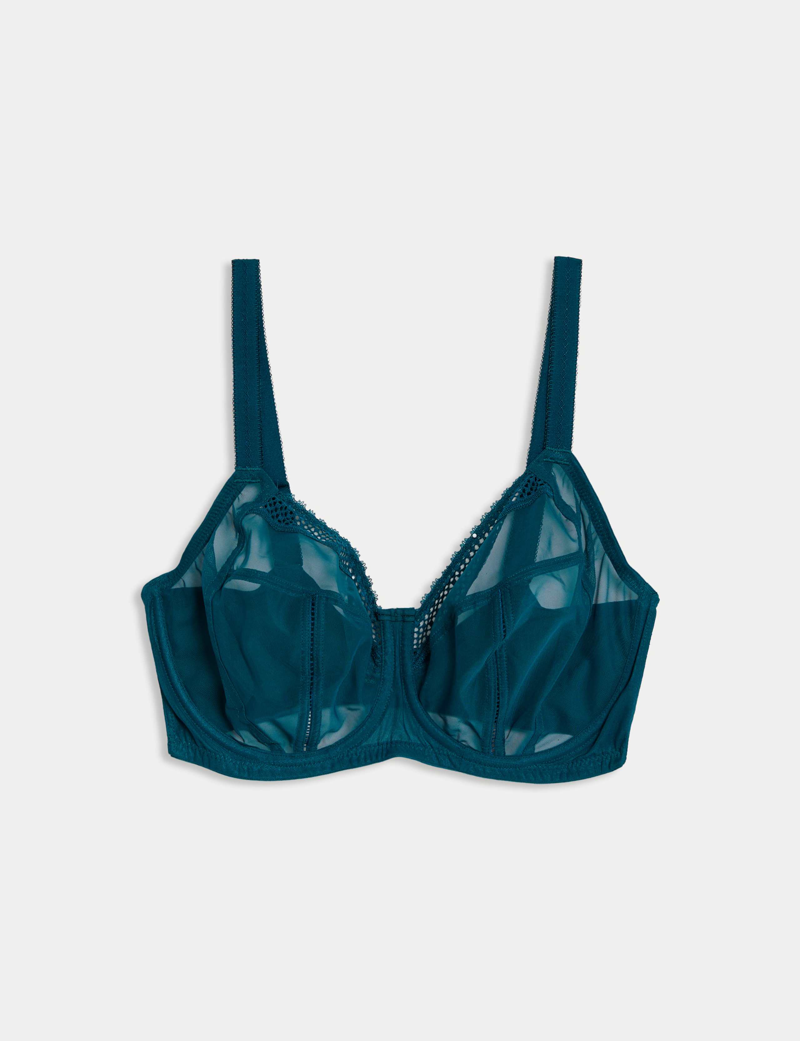 Mesh Wired Extra Support Bra (F-J) 2 of 7