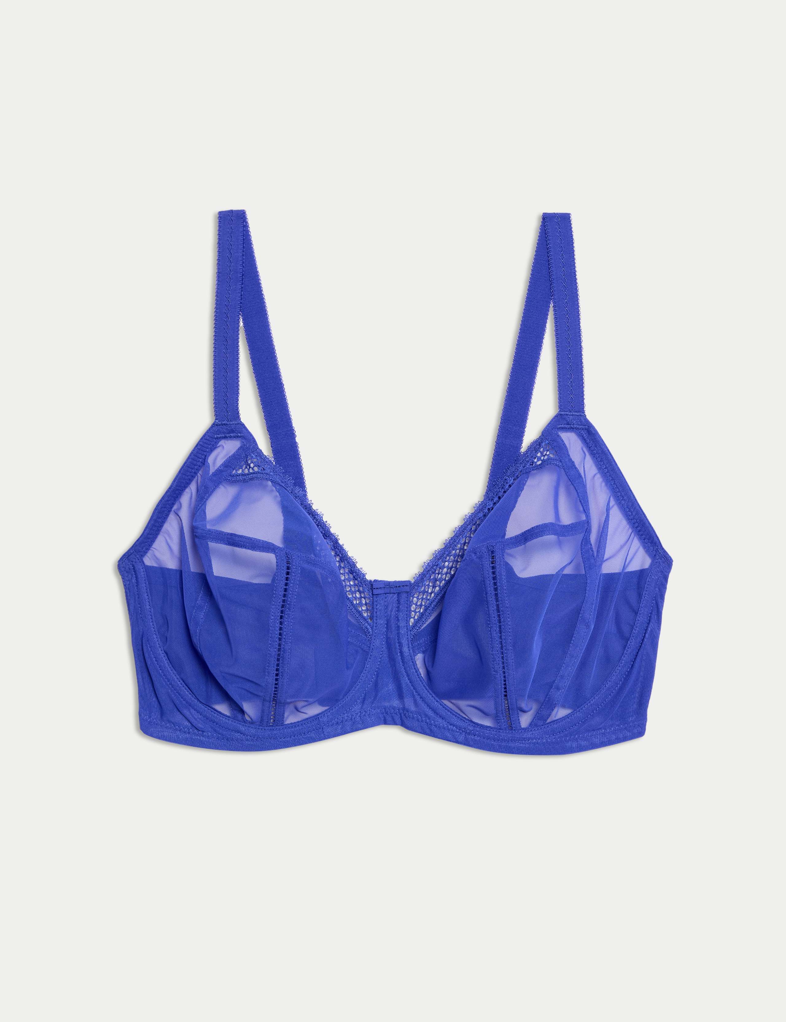 Mesh Wired Extra Support Bra (F-J) 2 of 7