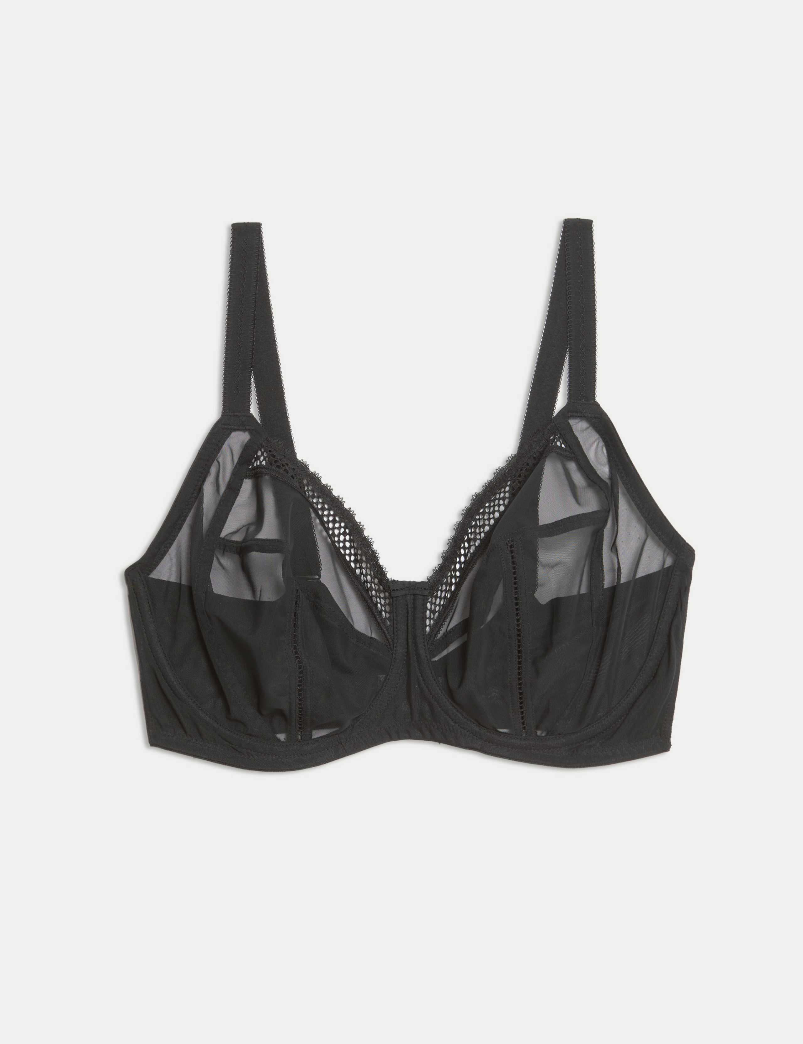 Mesh Wired Extra Support Bra (F-J) 2 of 7