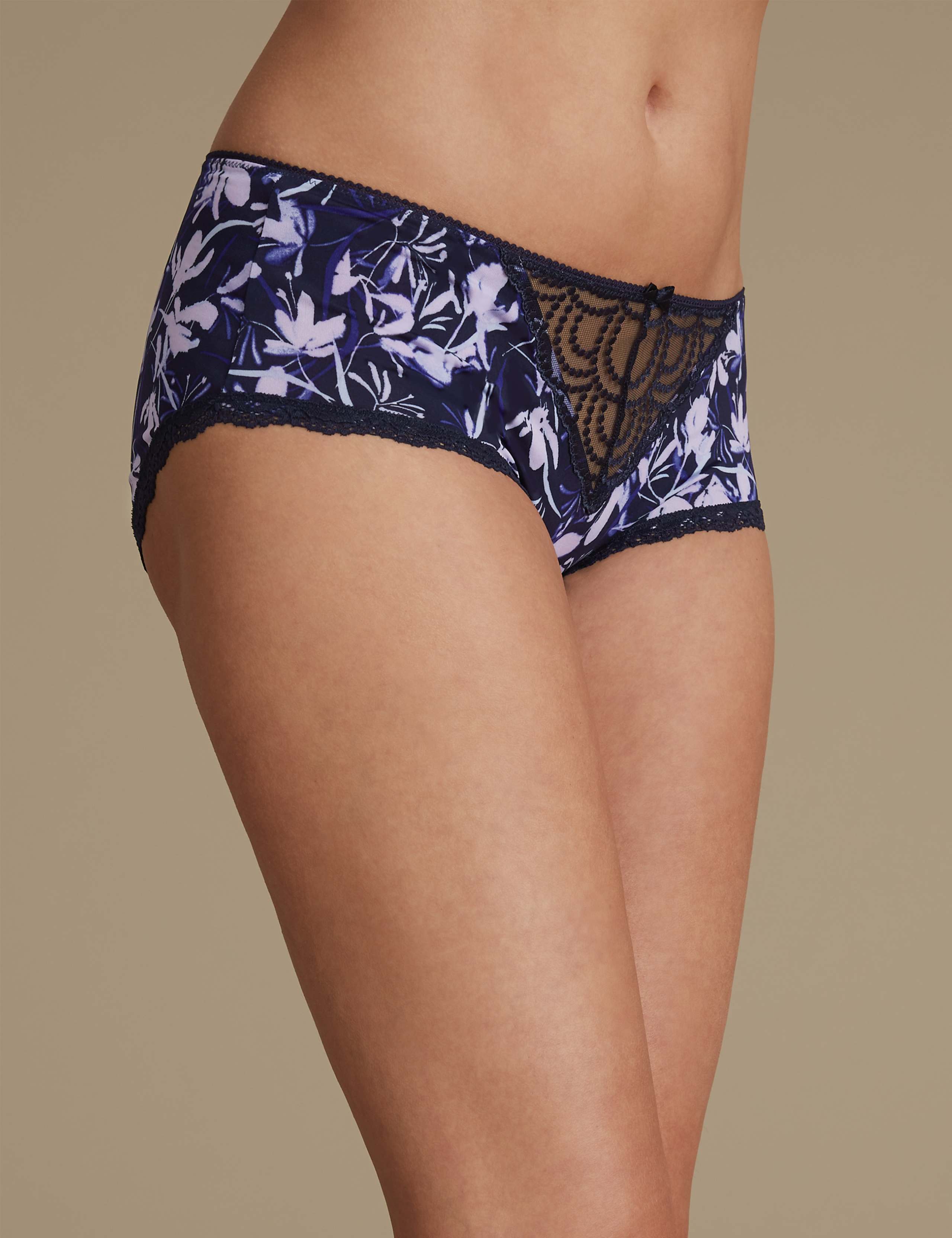Lace Embroidered Floral Shorts 1 of 5