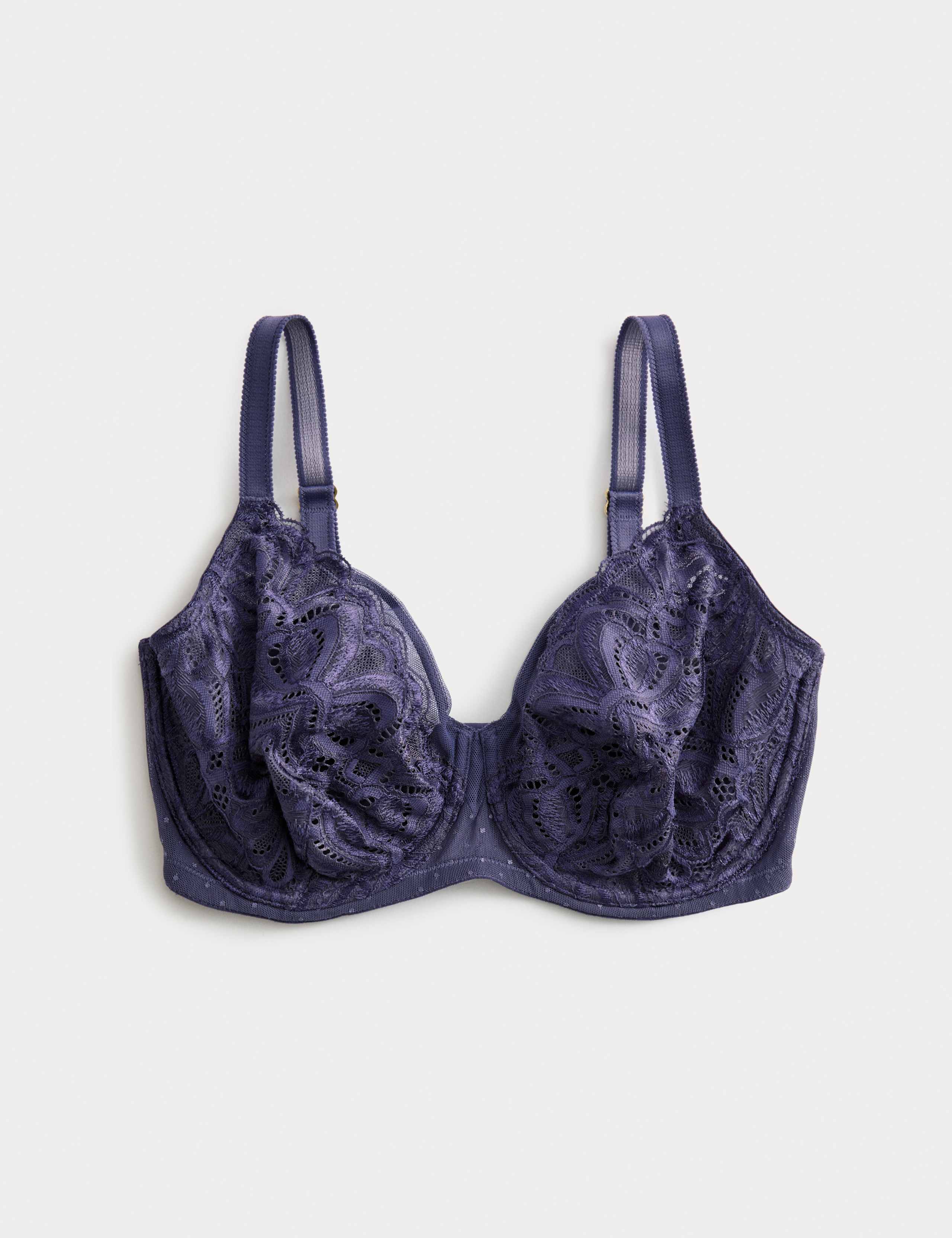 Amelia Lace Natural Lift Wired Full Cup Bra (F+) 2 of 7