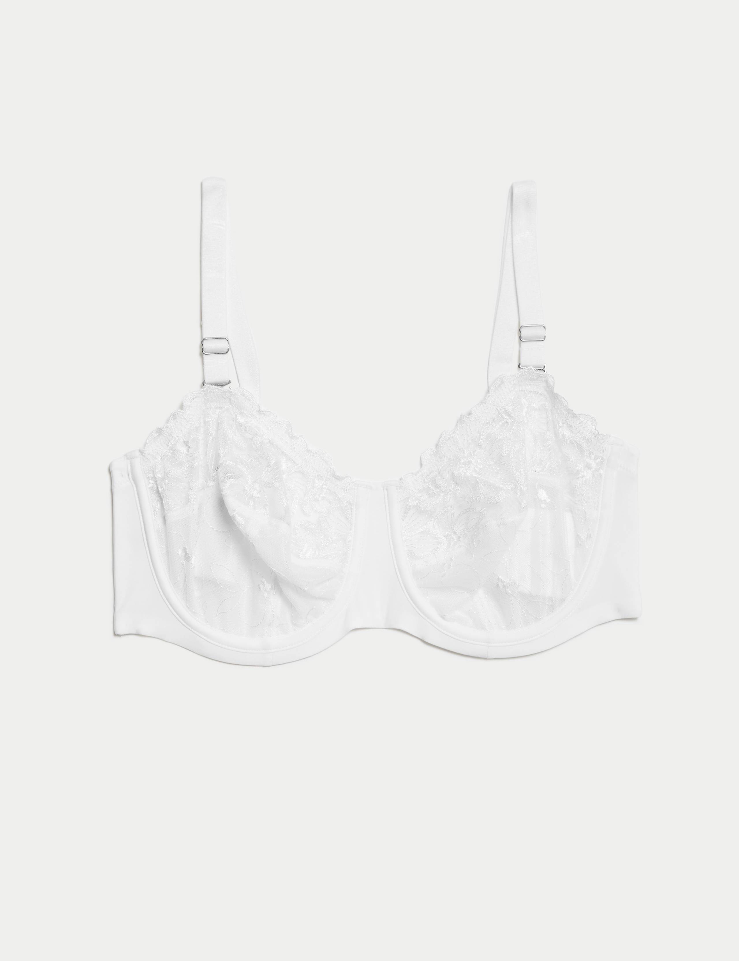 Embrace Embroidered Wired Strapless Bra F-H 2 of 8