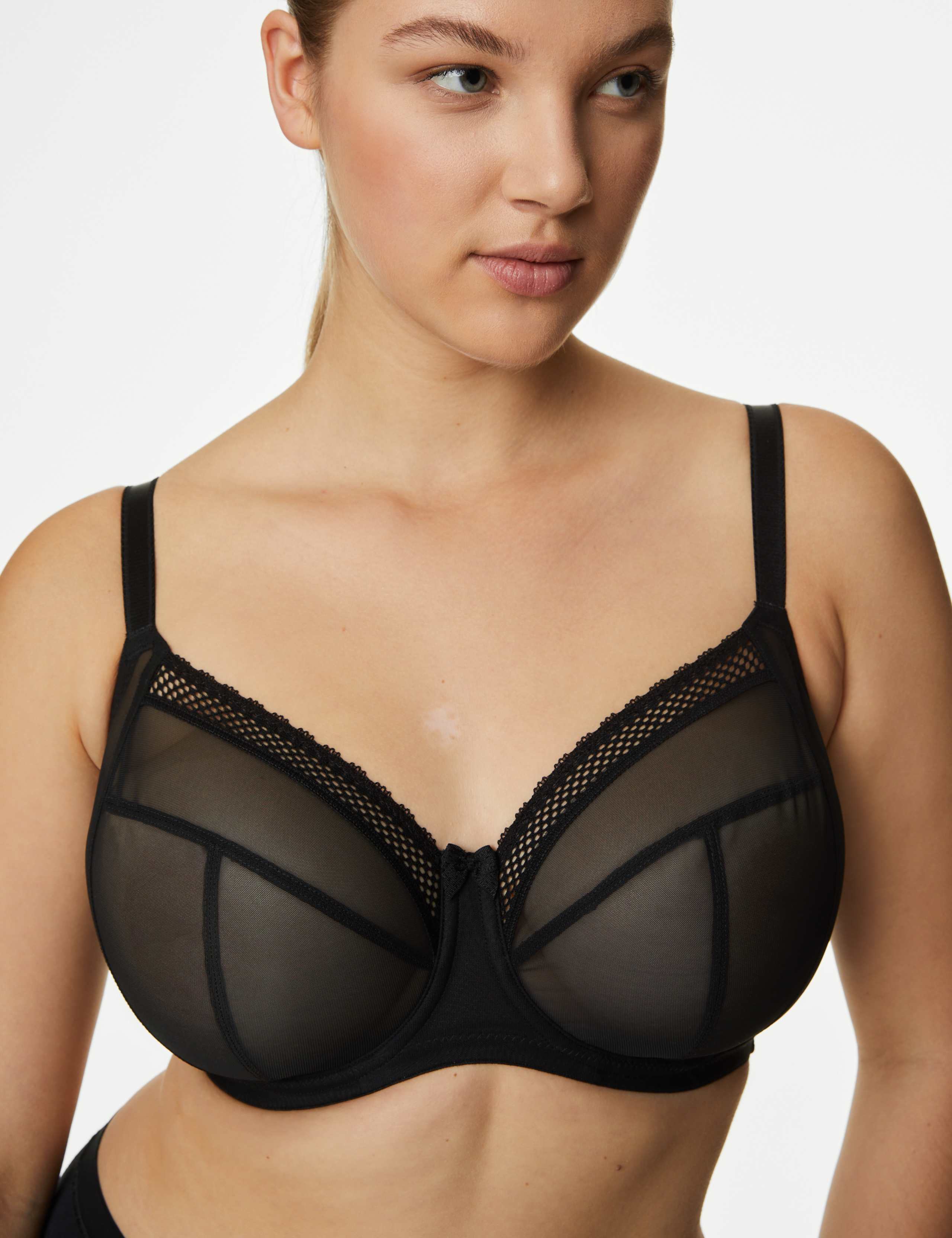 Mesh Wired Extra Support Bra 2 of 5