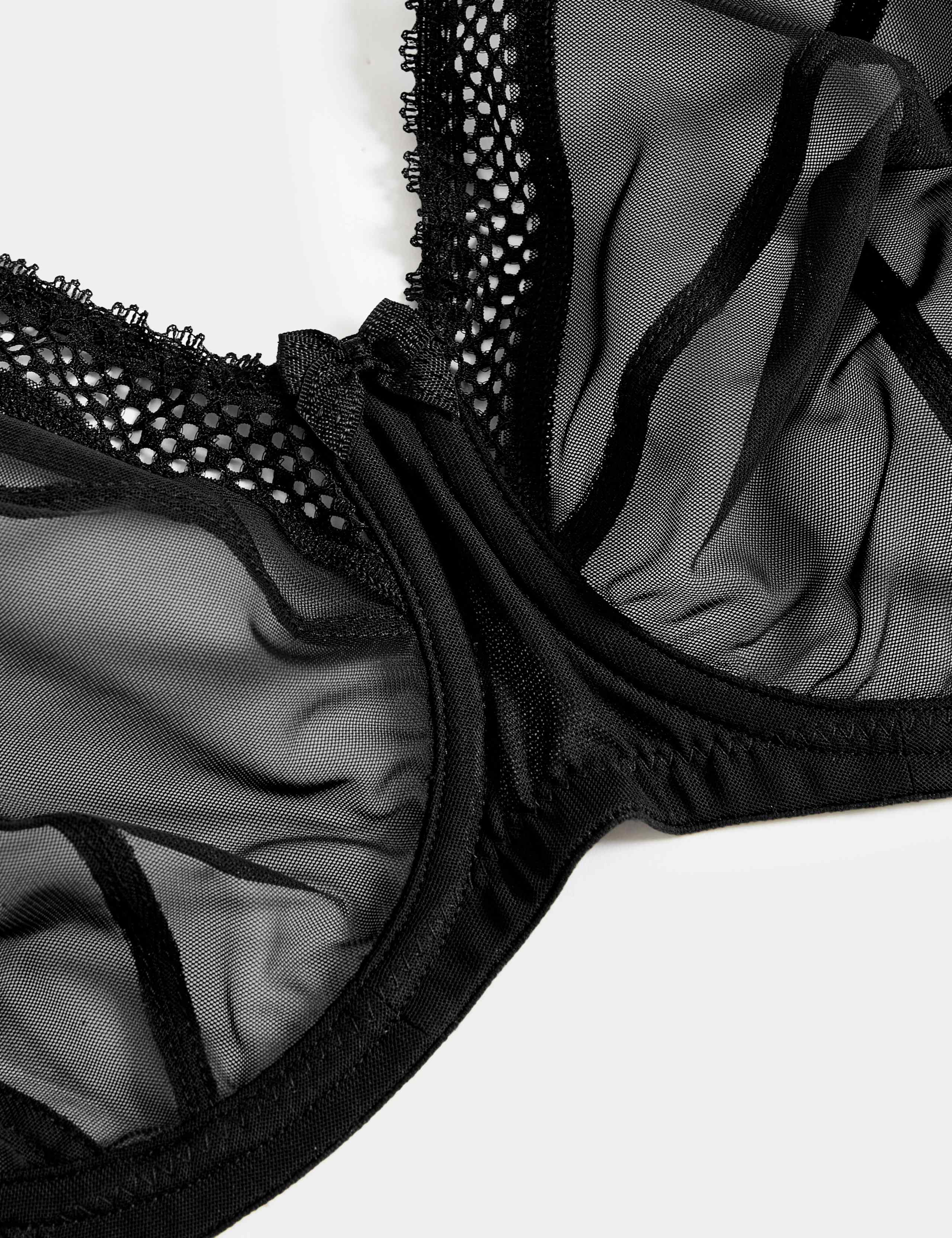 Mesh Wired Extra Support Bra 4 of 5