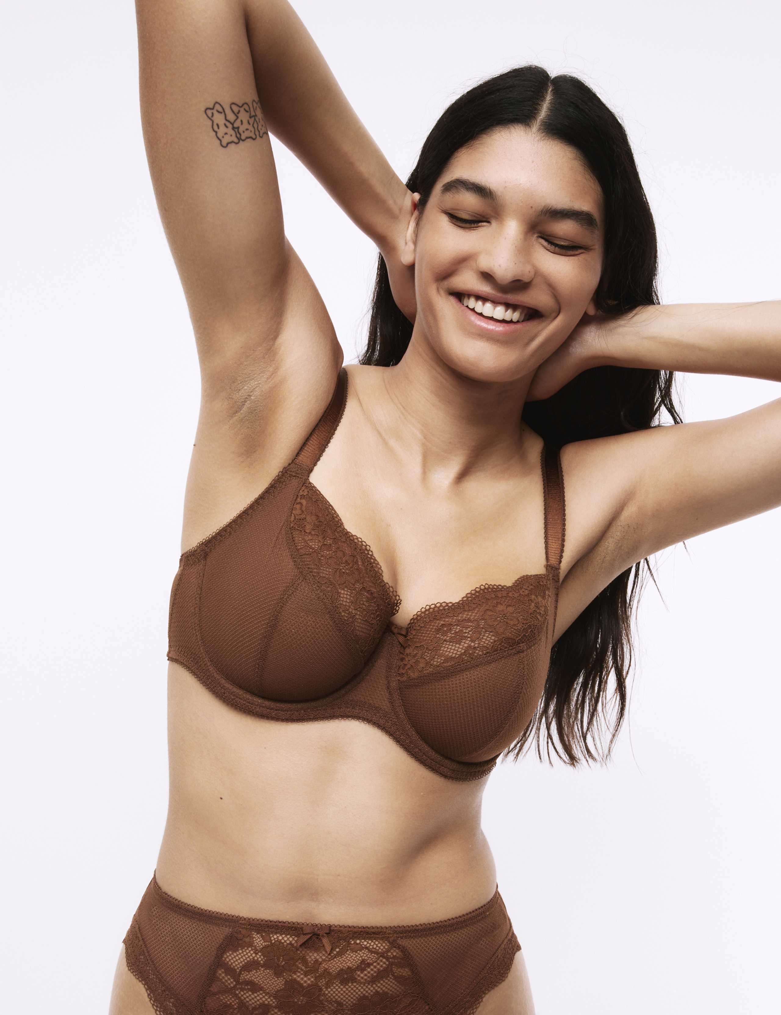 Jasmine Lace Wired Balcony Bra (F-H) 5 of 8